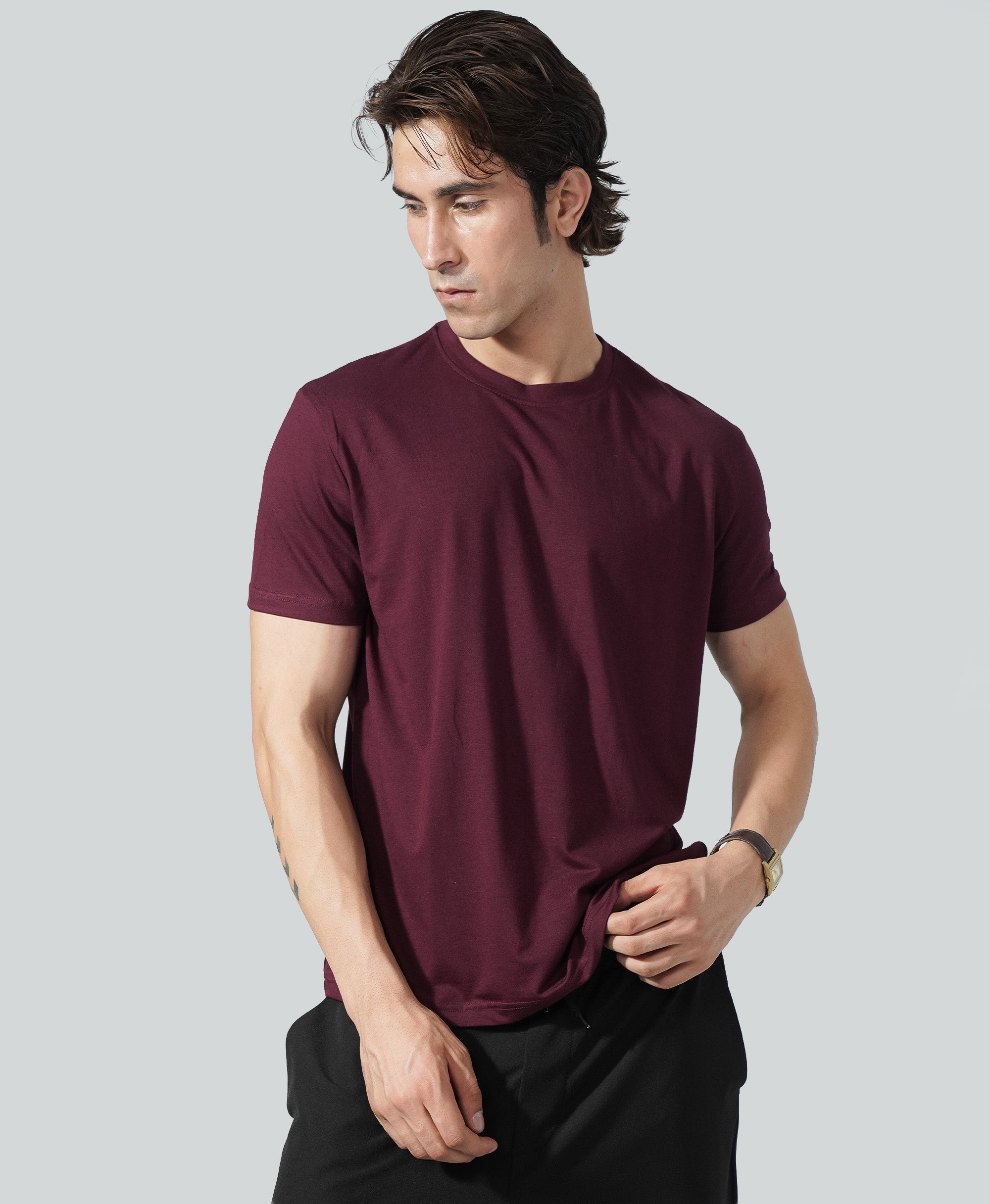 Always On Tee - Cabernet