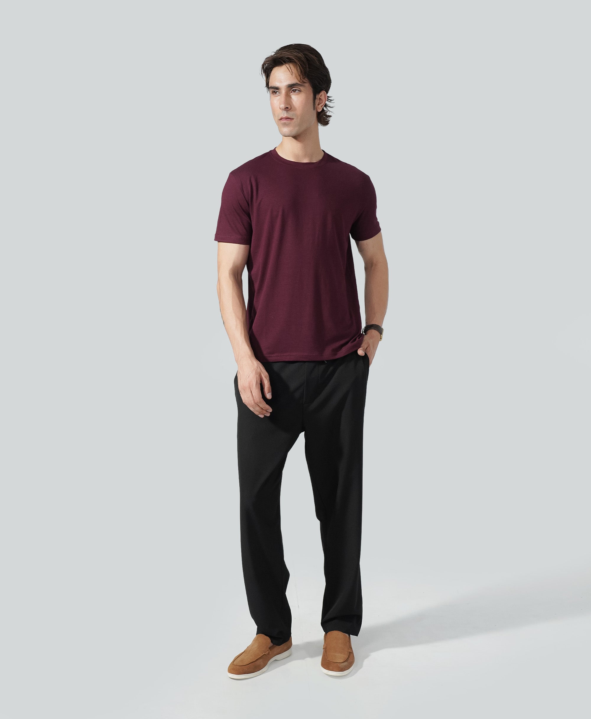 Always On Tee - Cabernet