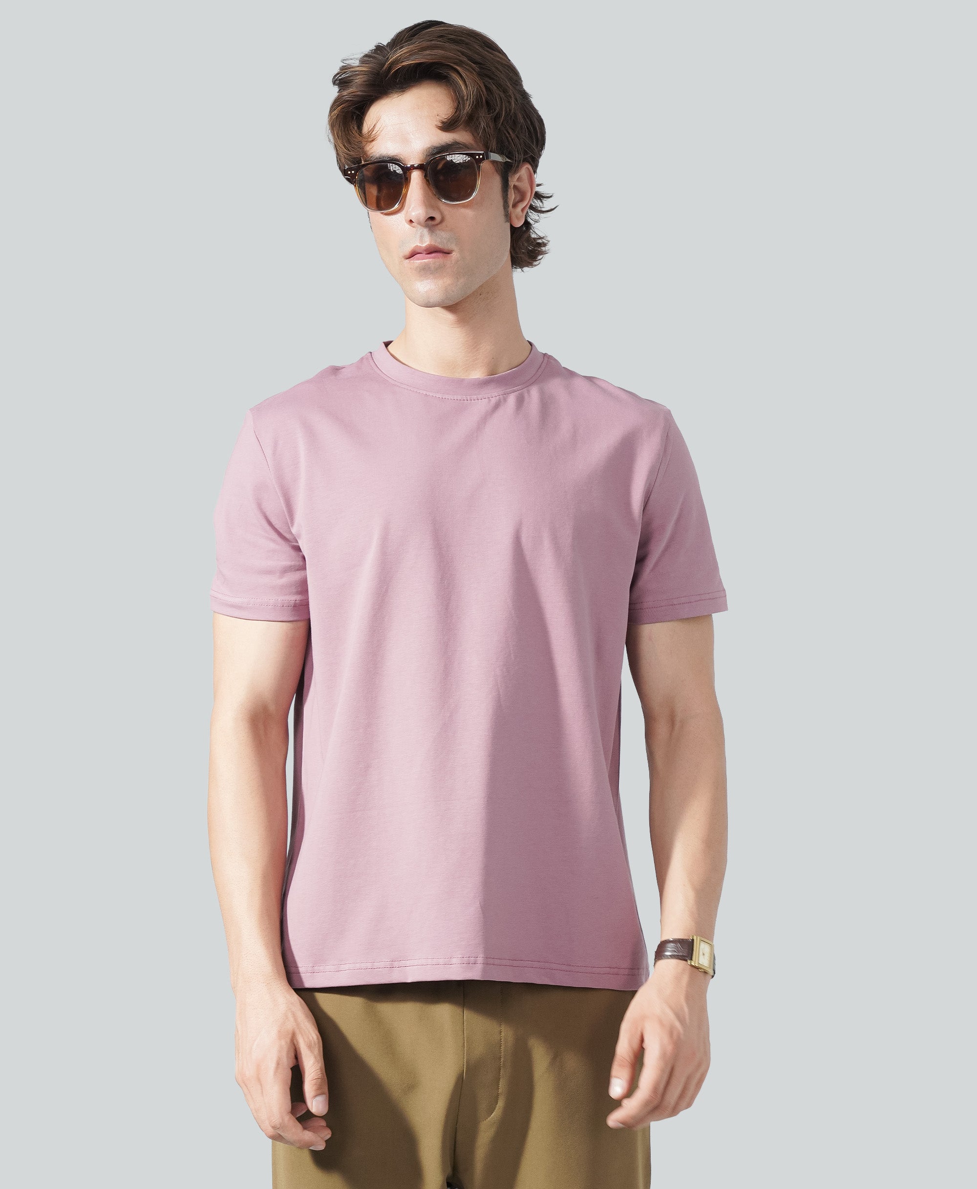 24.7 Tee - Ash Mauve