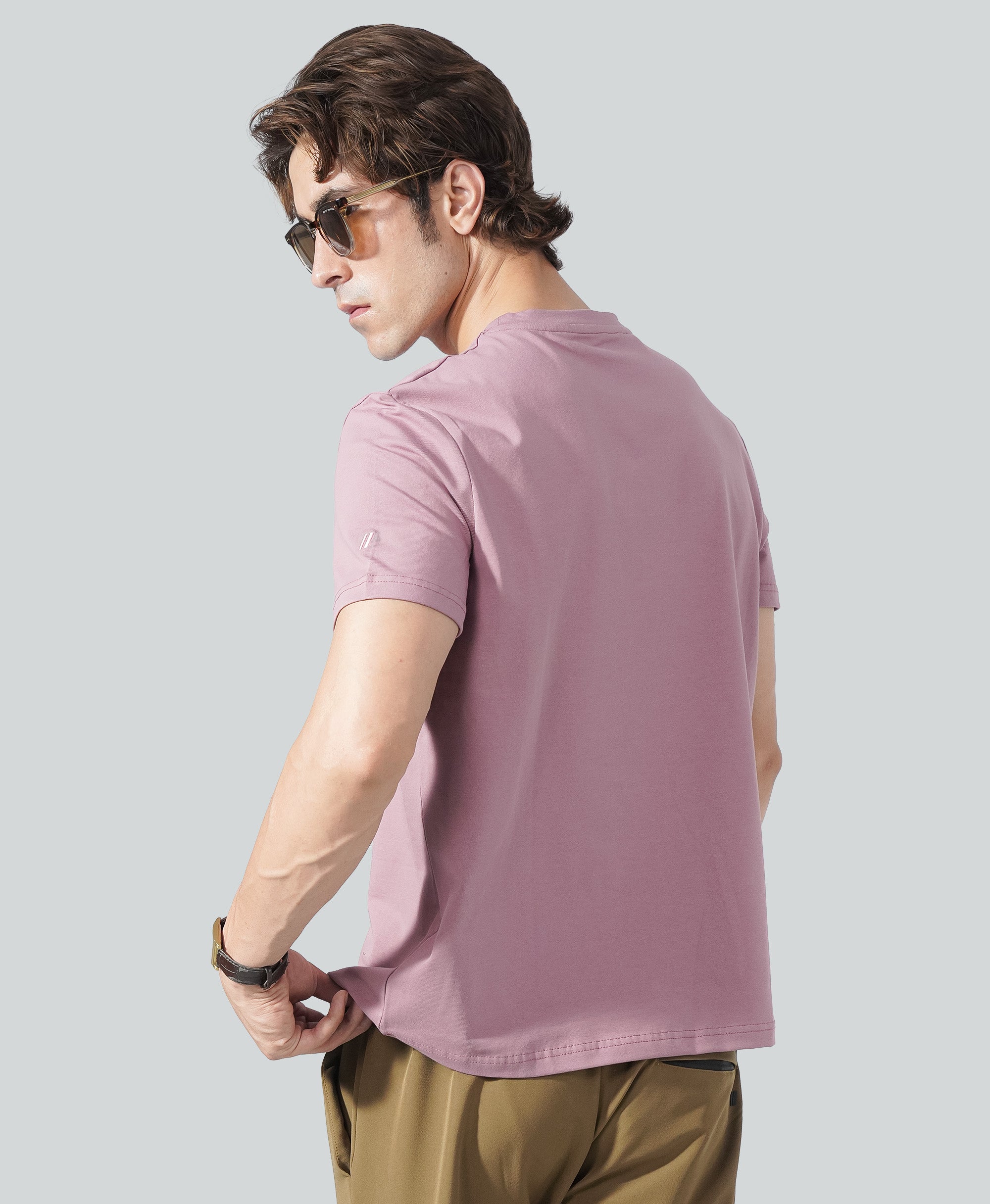 24.7 Tee - Ash Mauve