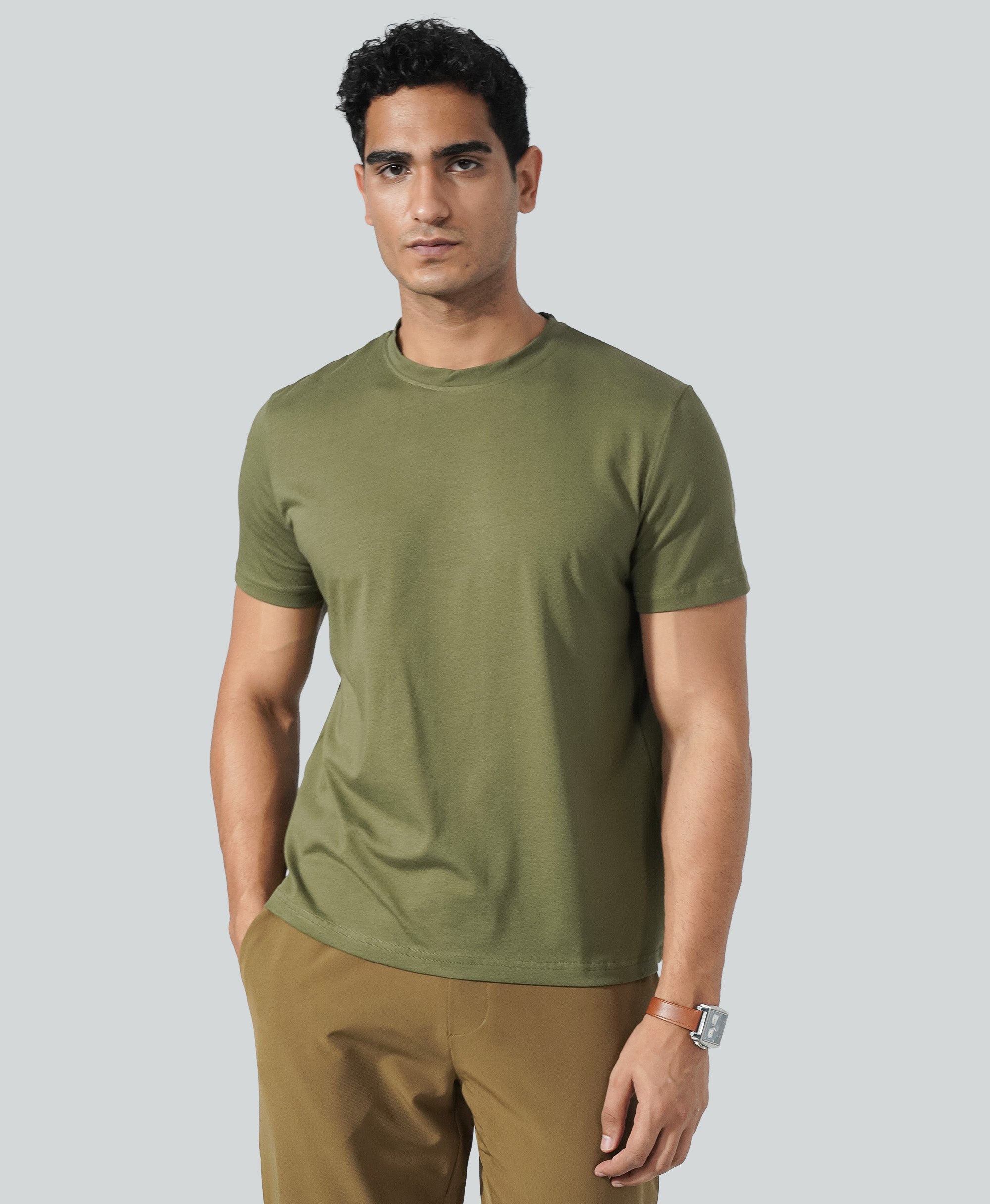 24.7 Tee - Pure Olive