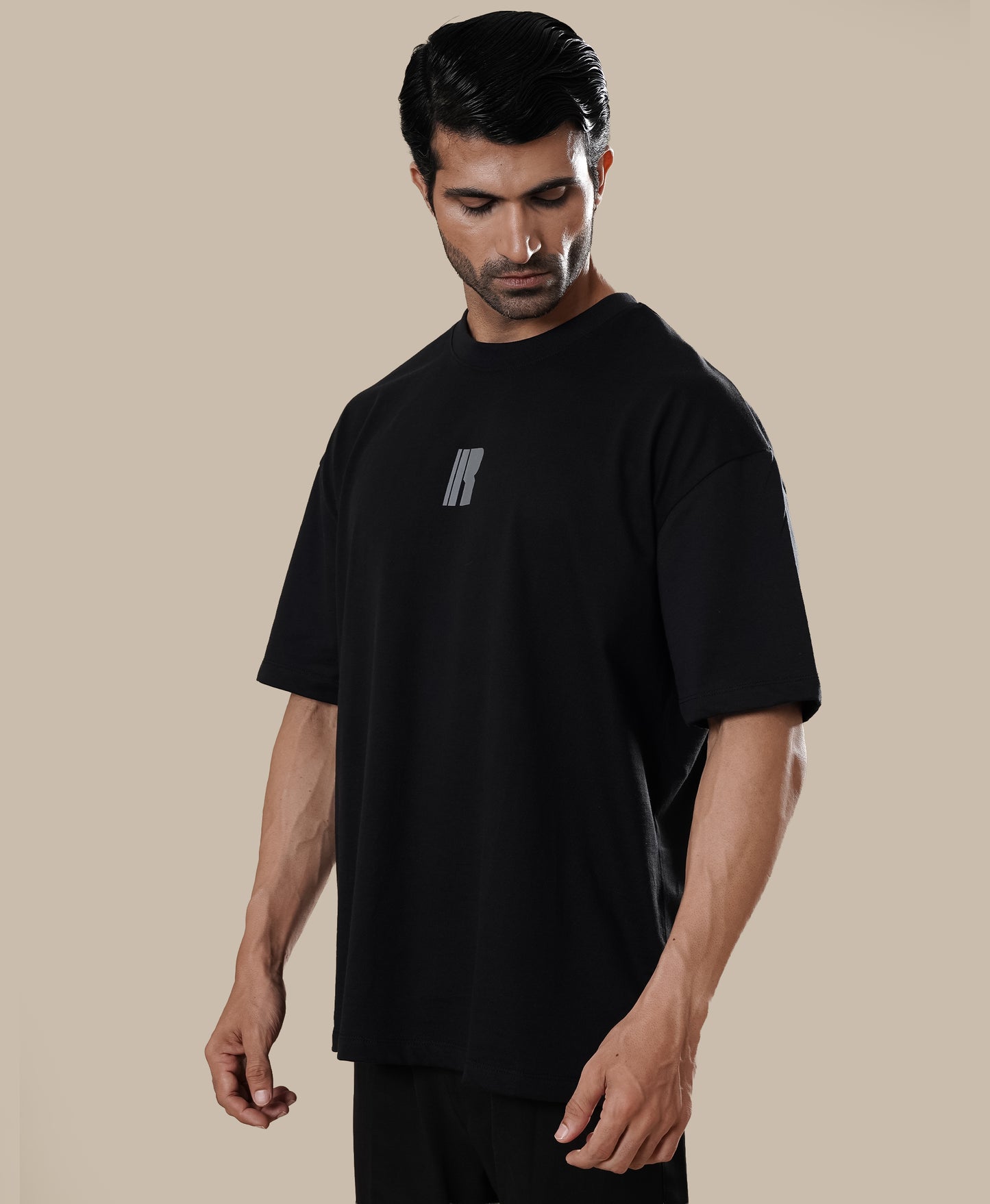 RAWAN Oversized Tee - Jet Black