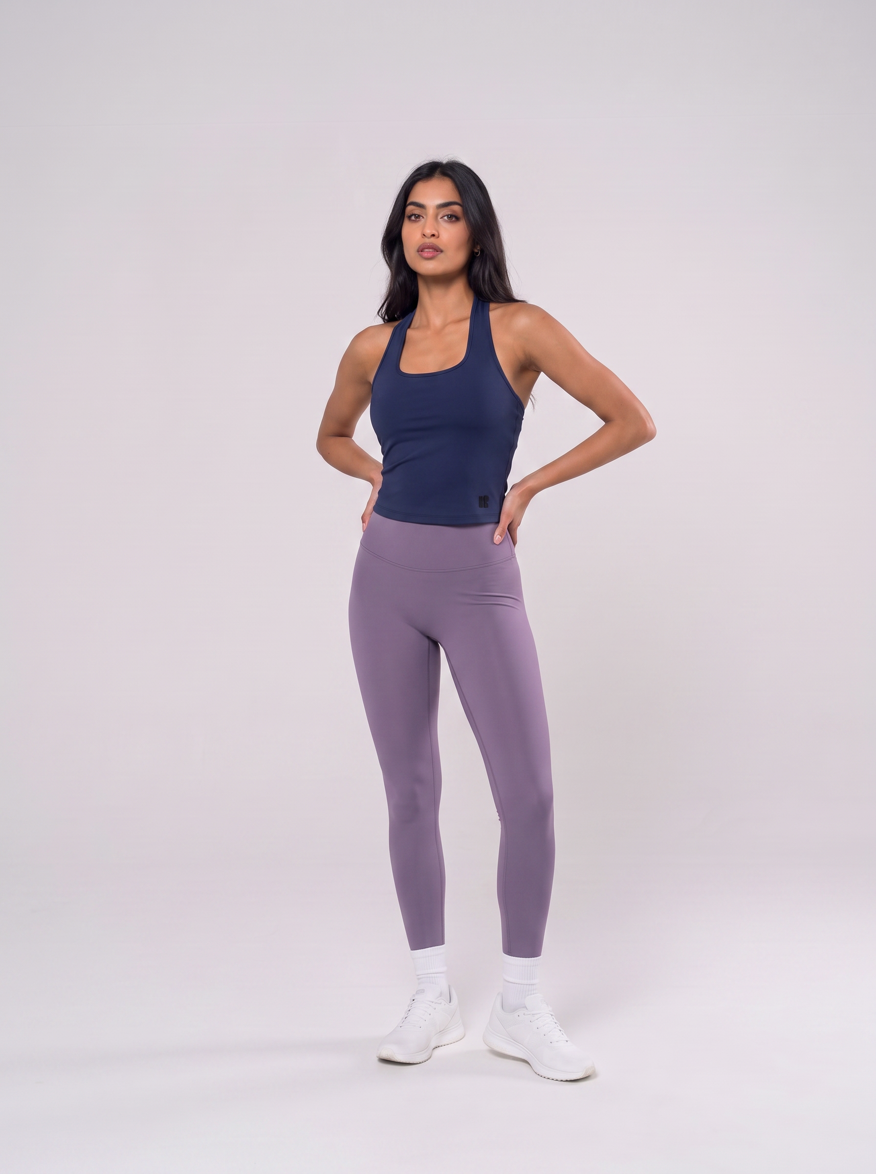 Sculpt Halter Top - Midnight Navy