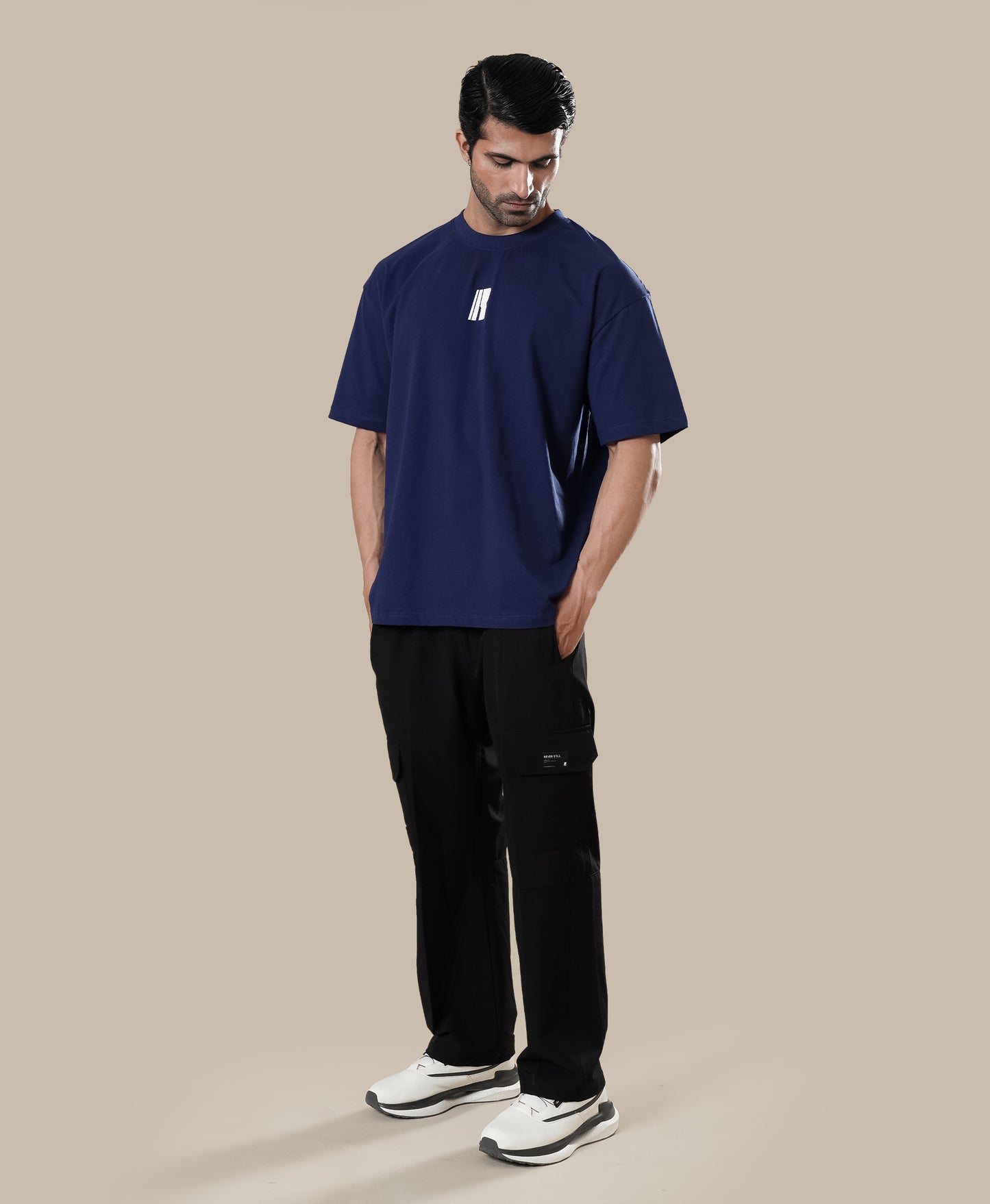 RAWAN Oversized Tee - Midnight Blue