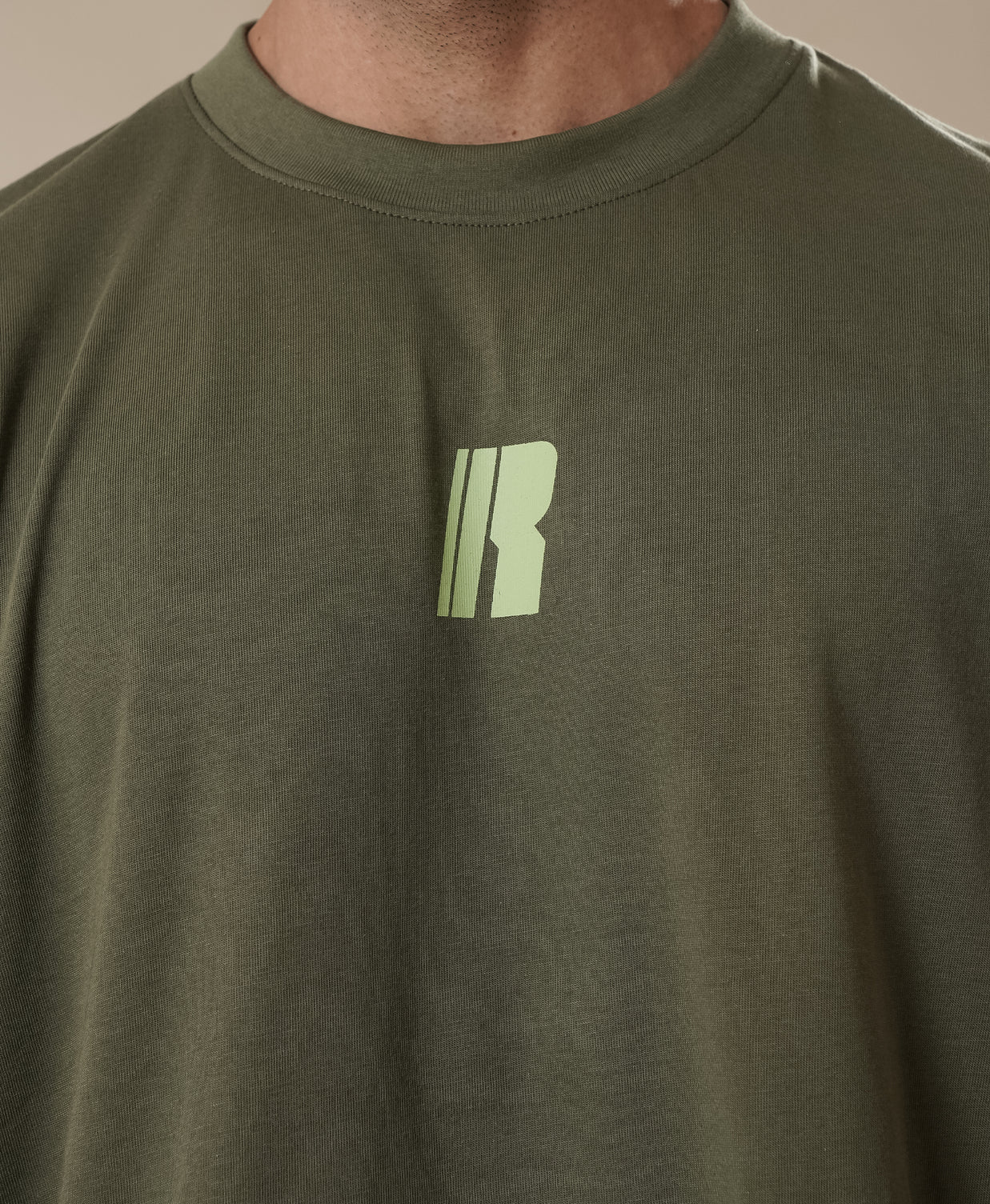 RAWAN Oversized Tee - Olive Green