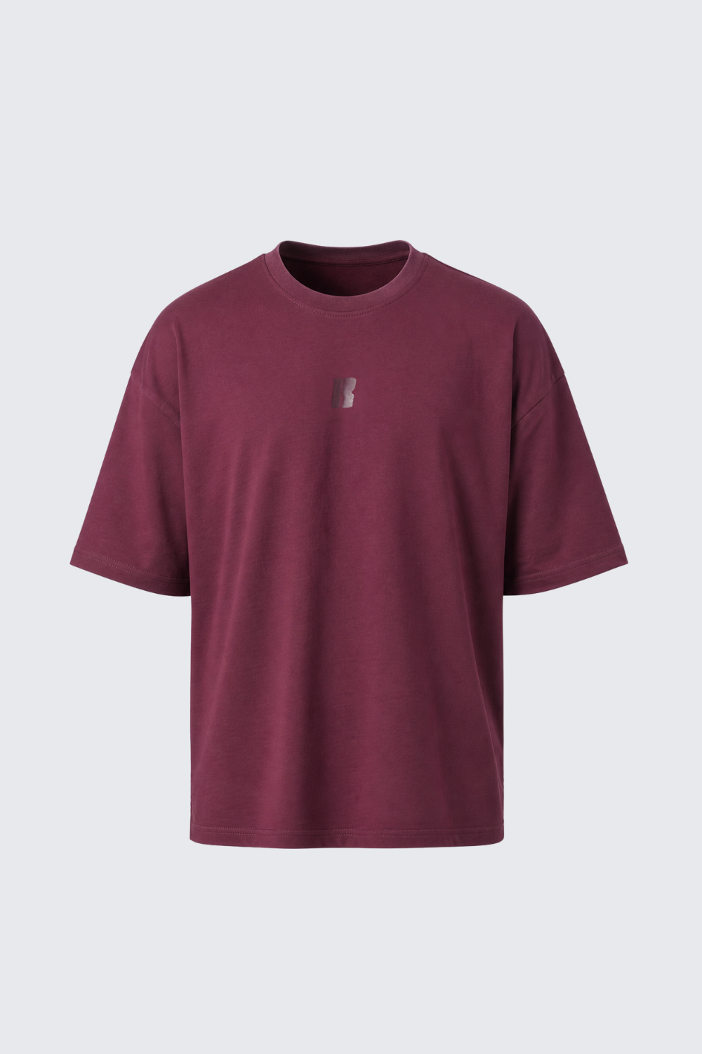 Never Still Oversized Tee - Burgundy / Shadow Maroon