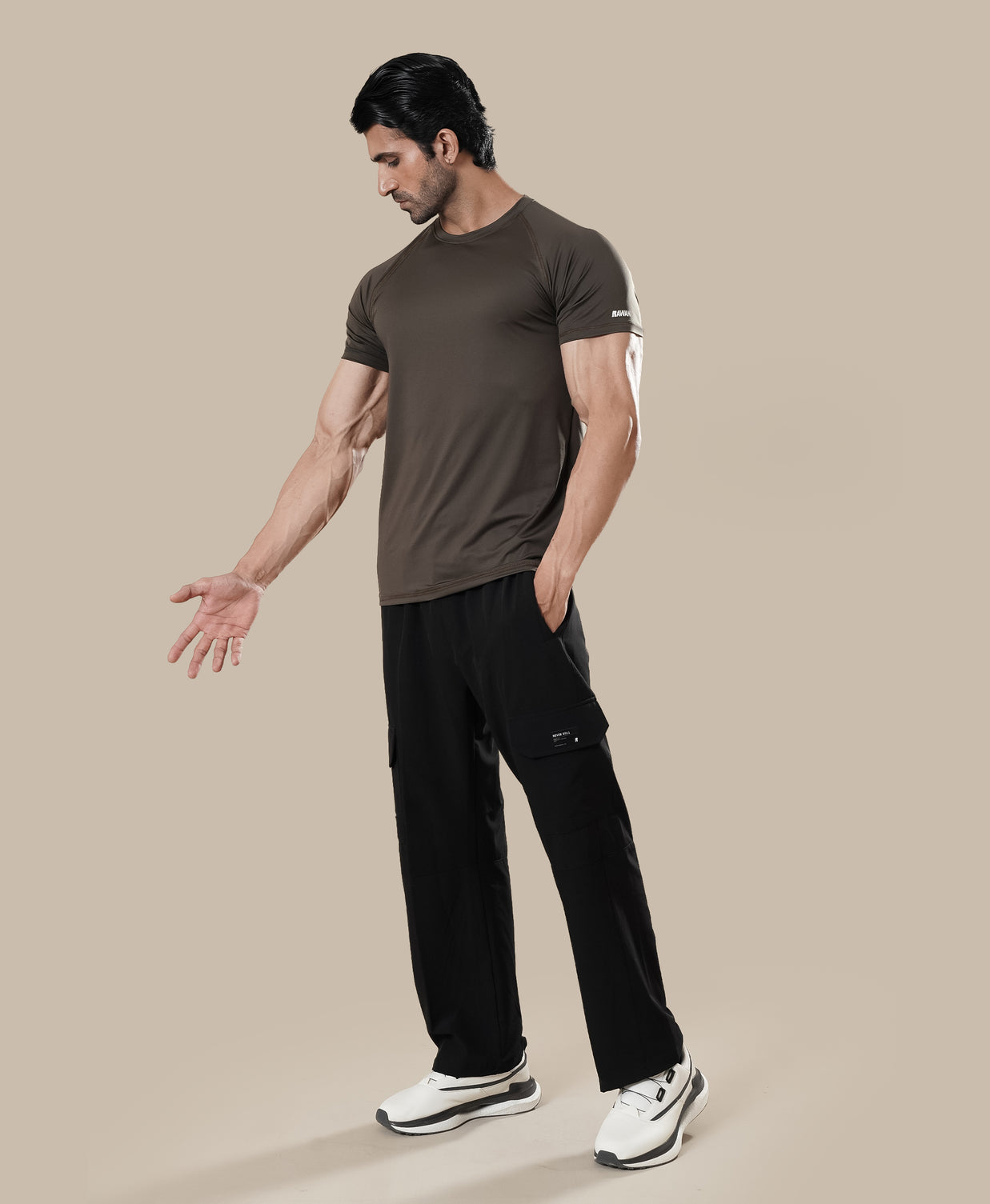 Kinetic Tee - Combat Green