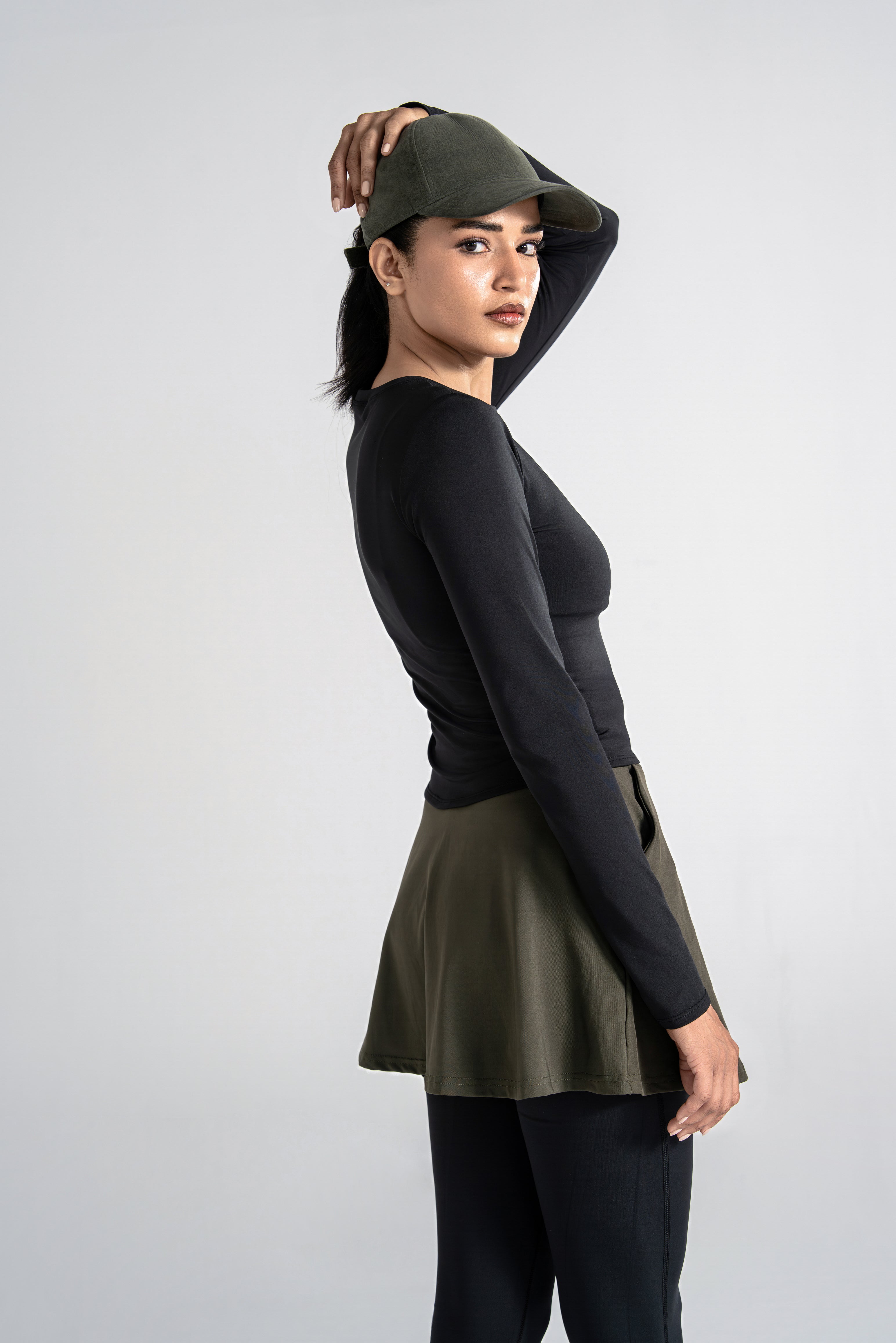 Club Skirt - Deep Olive