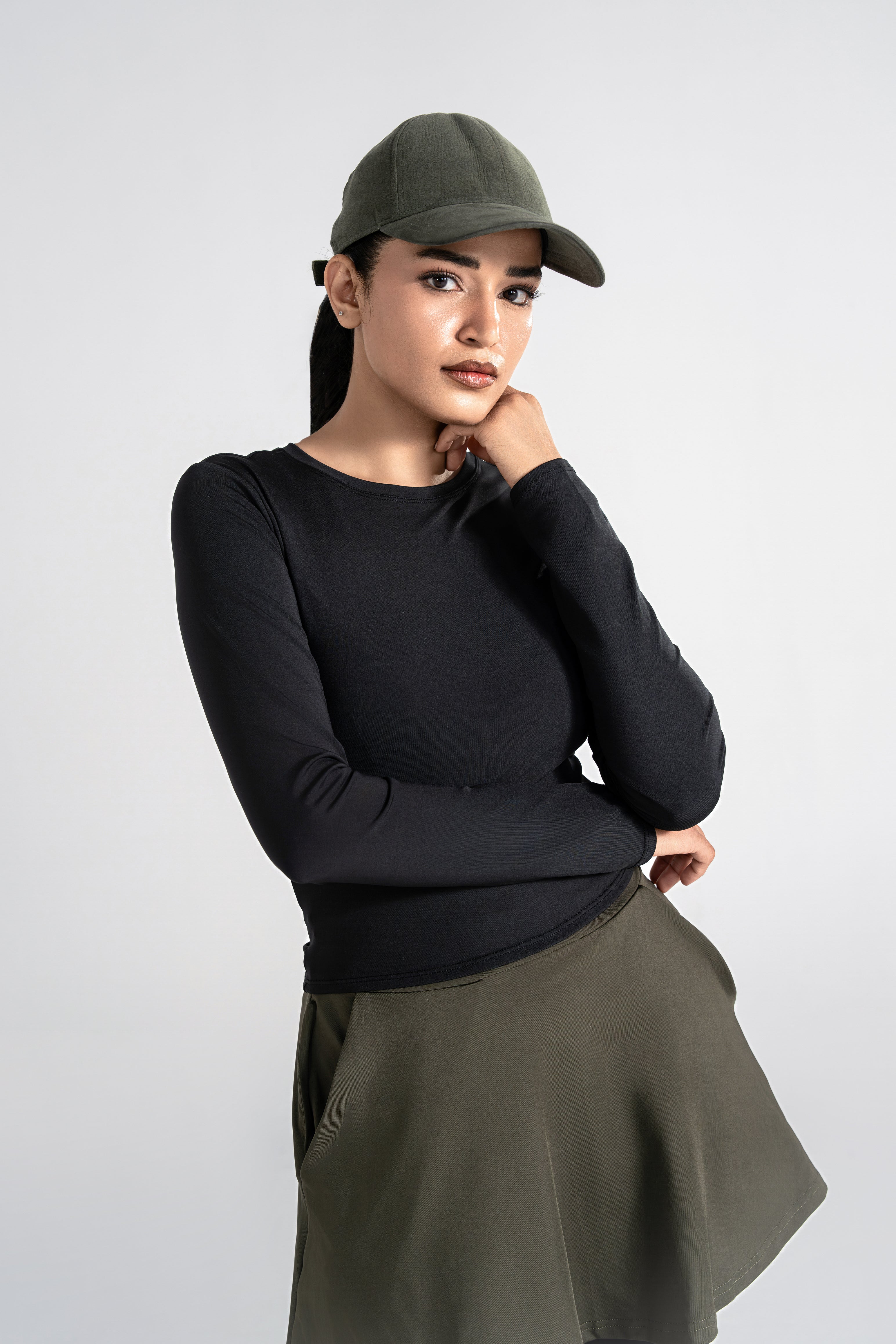 Club Skirt - Deep Olive