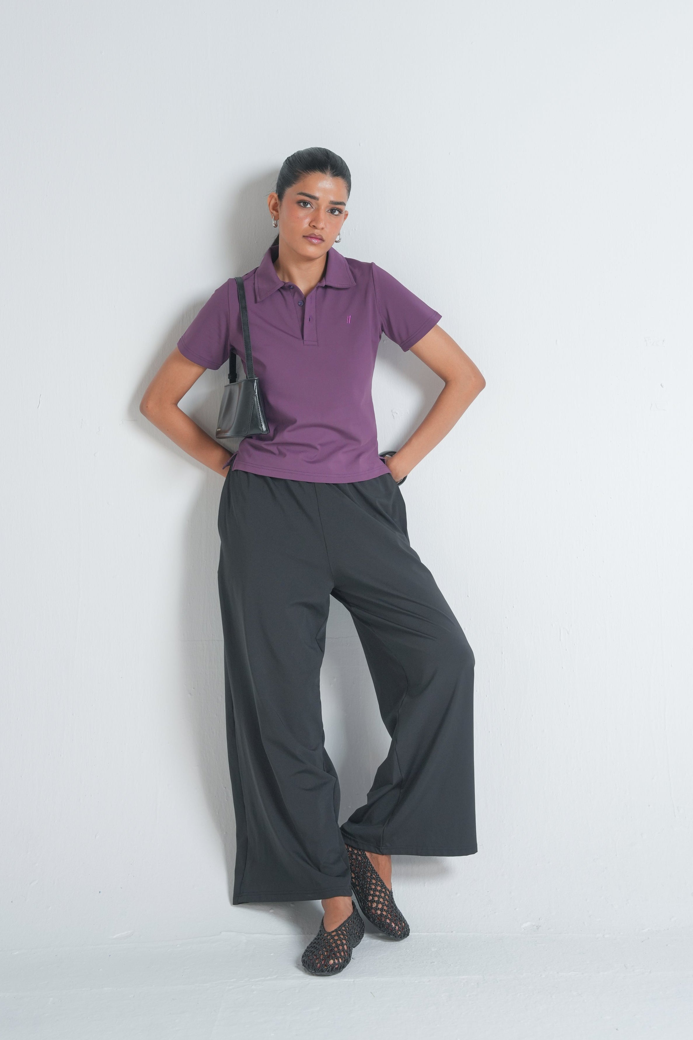 Studio Wide-Leg Pant - Jet Black