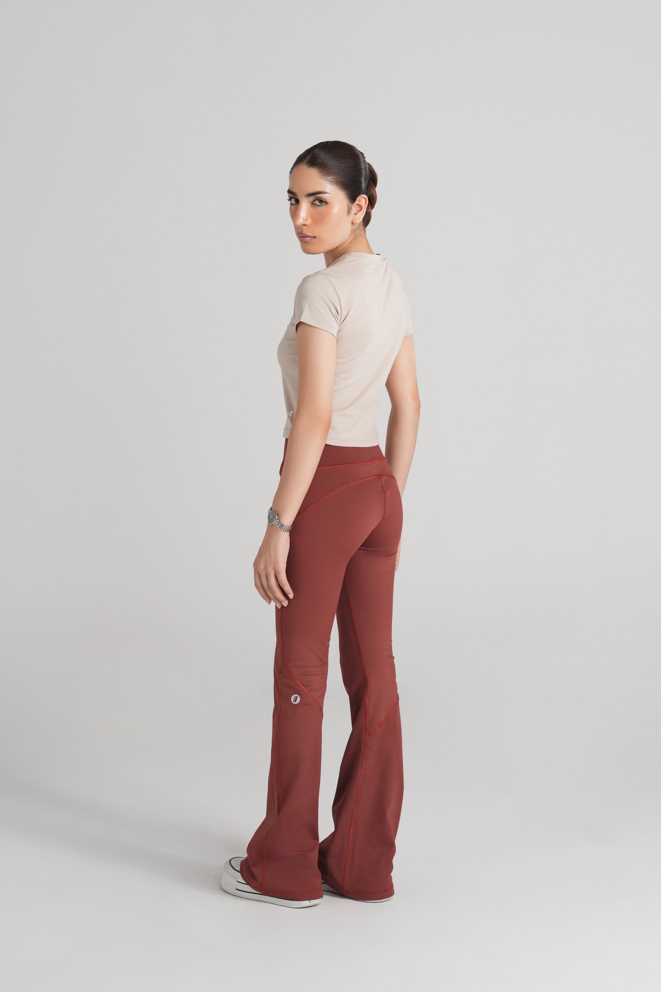 Soft Sculpt Flare Legging - Burnt Rust