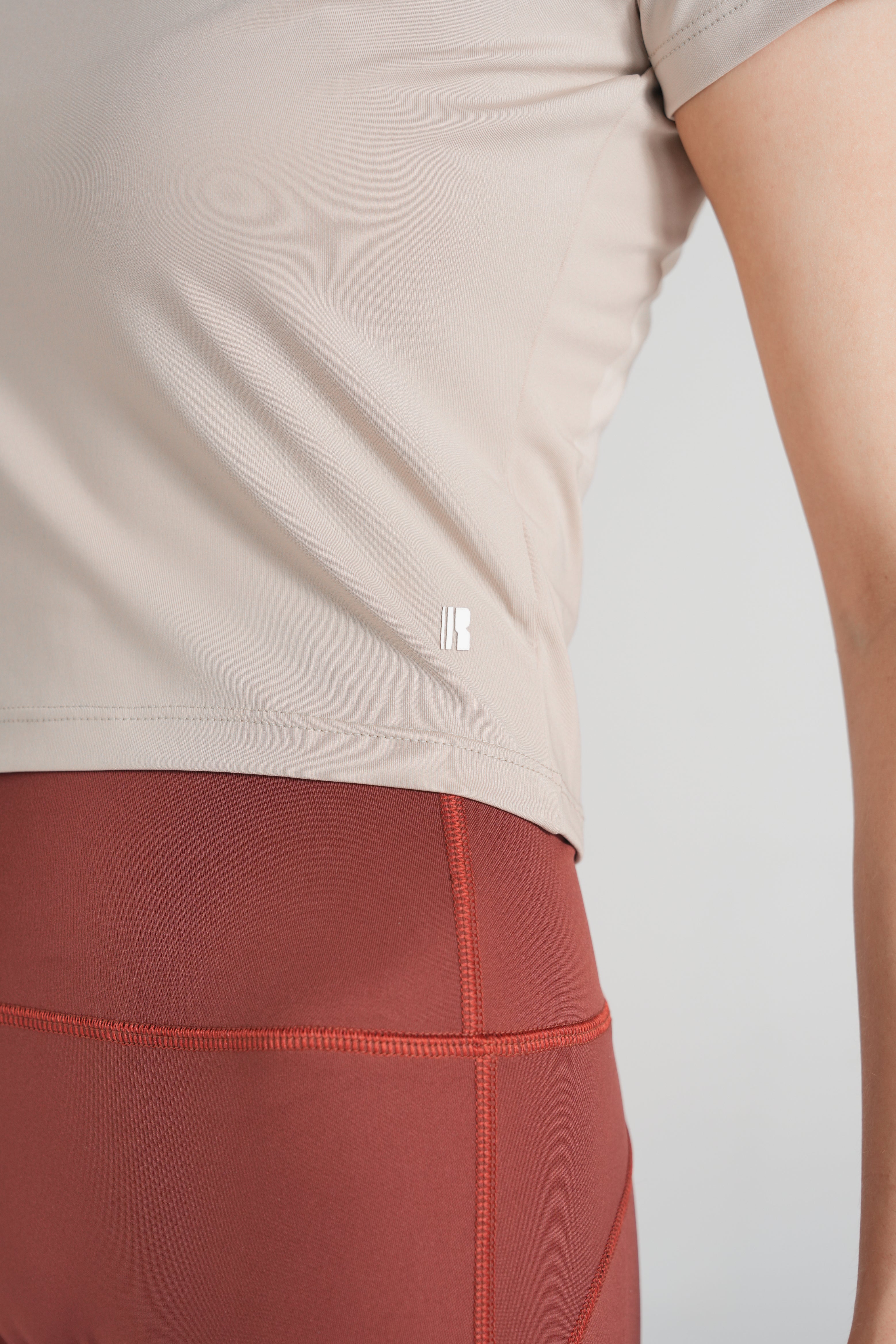 Bodyline Short Sleeve Tee - Warm Ivory