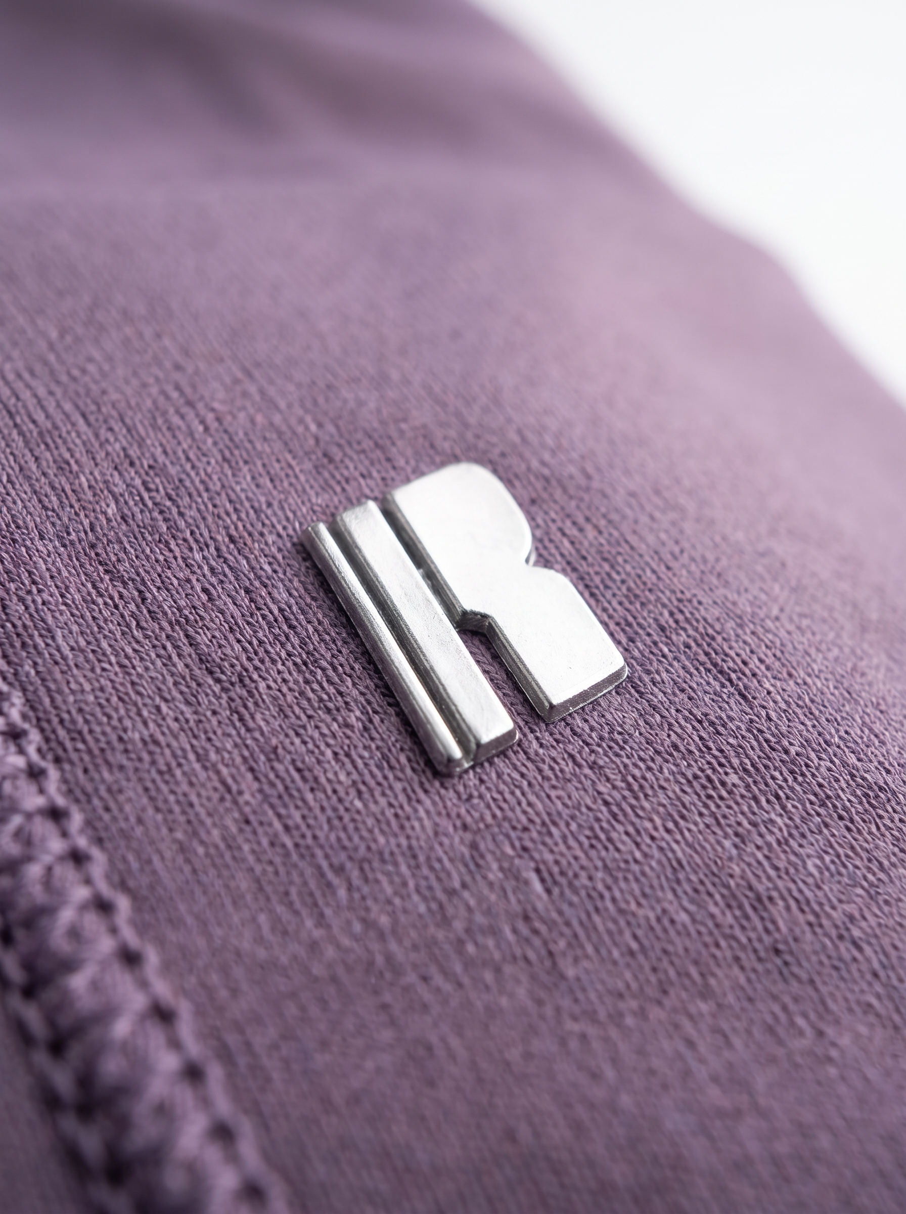 Zip-Up Sports Bra - Dusty Purple
