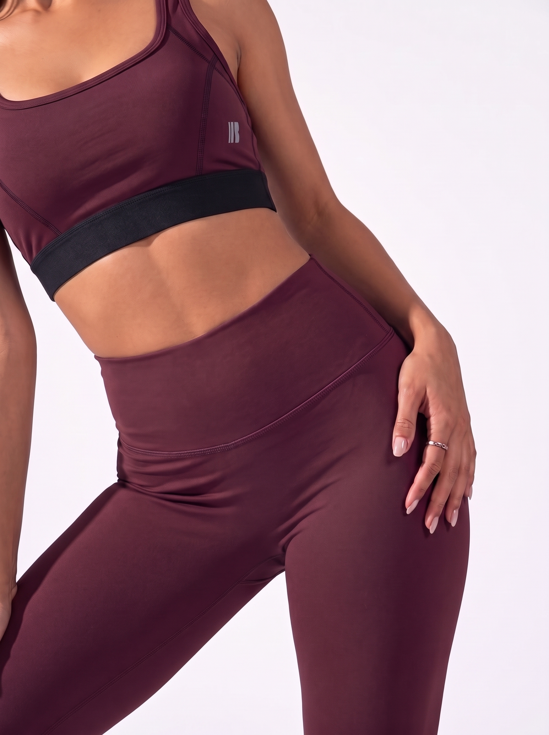 Soft Sculpt 7/8 Legging - Burgundy