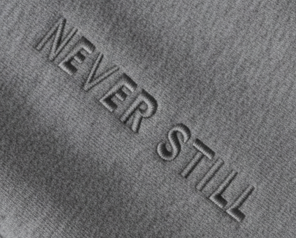 ‘Never Still’ Embroidery