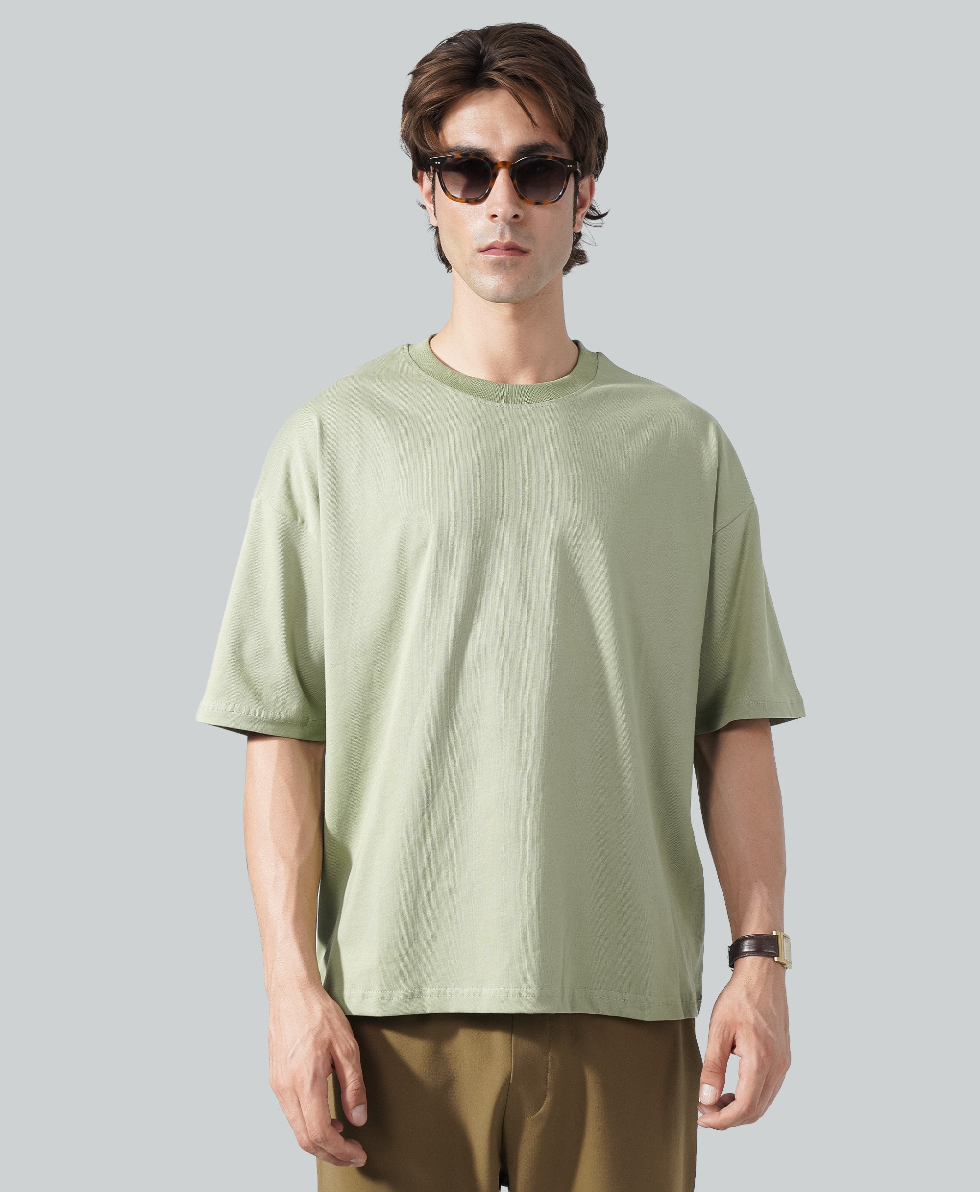 24.7 Oversized Tee - Sage Green