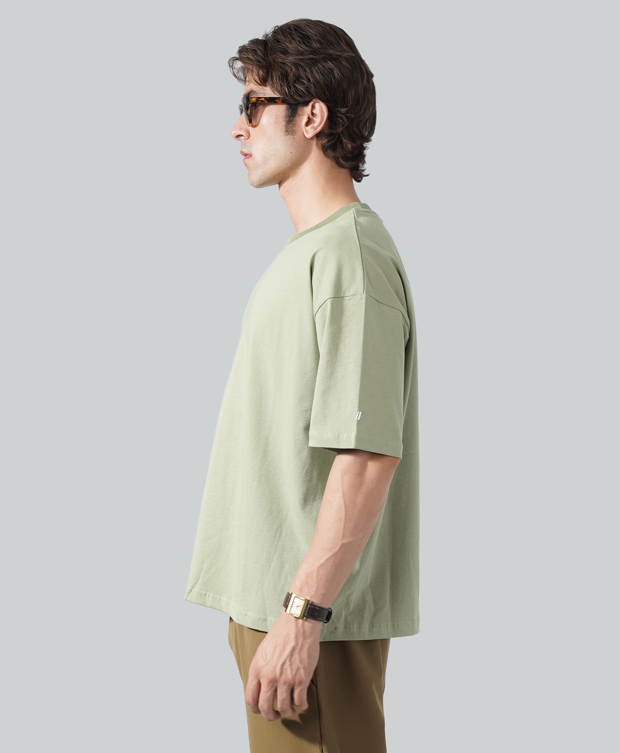 24.7 Oversized Tee - Sage Green