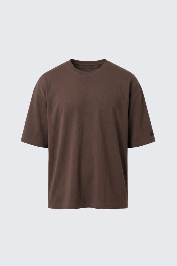 24.7 Oversized Tee - Espresso Brown