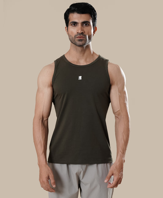 Essential Tank - Combat Green