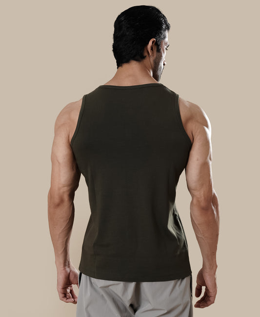 Essential Tank - Combat Green