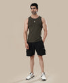 Essential Tank - Combat Green