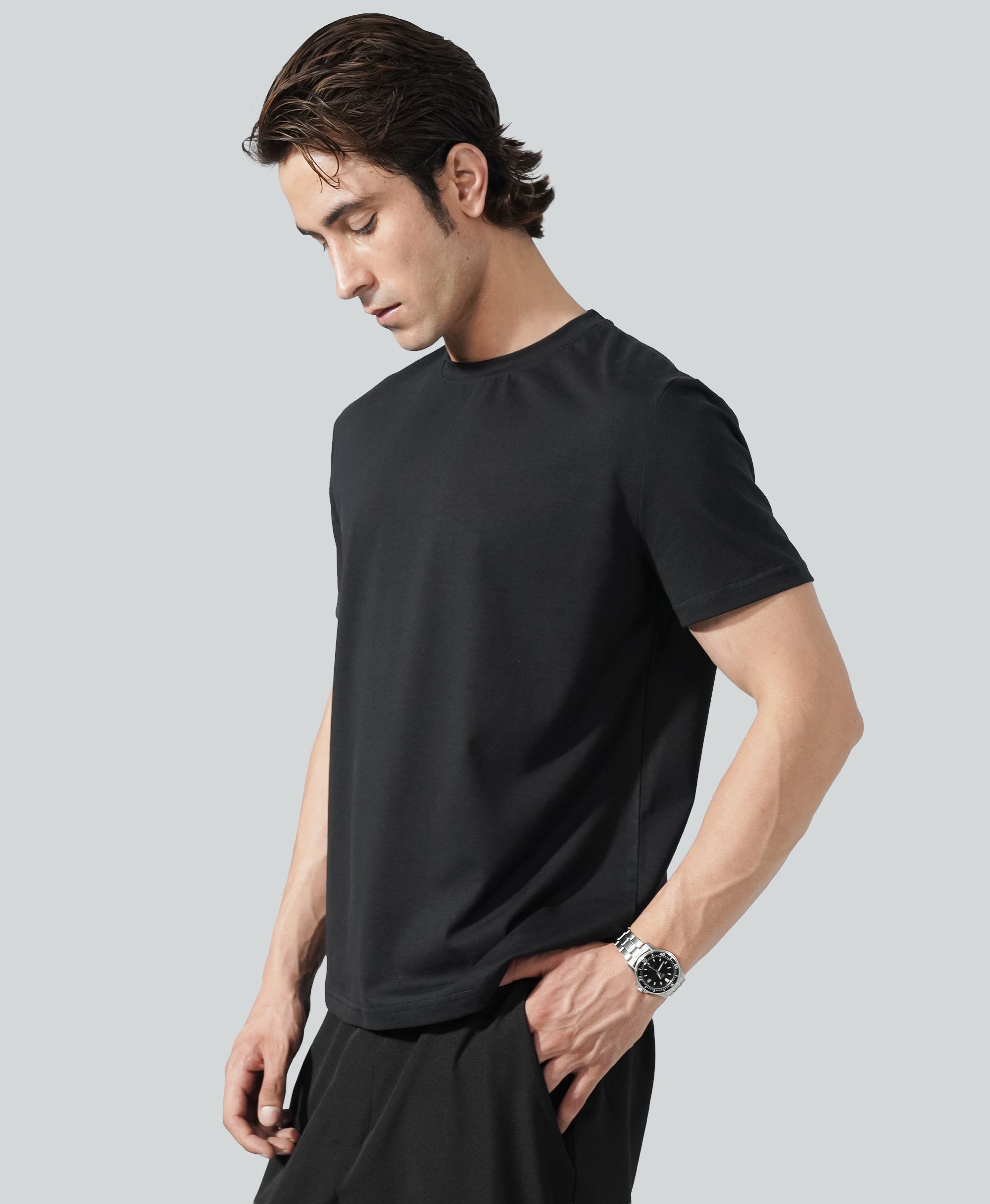 24.7 Tee - True Black