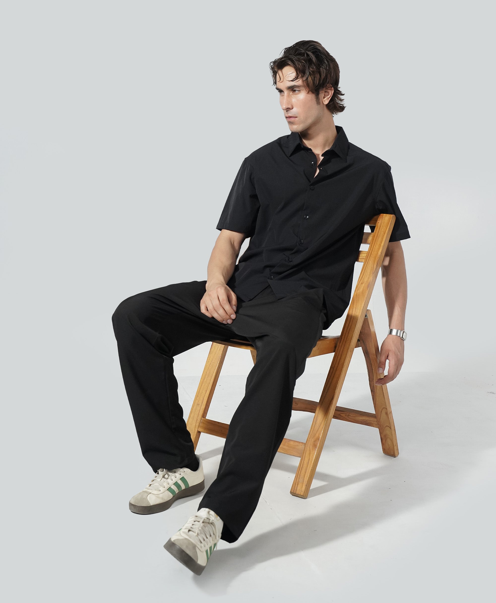 Commuter Shirt - Jet Black