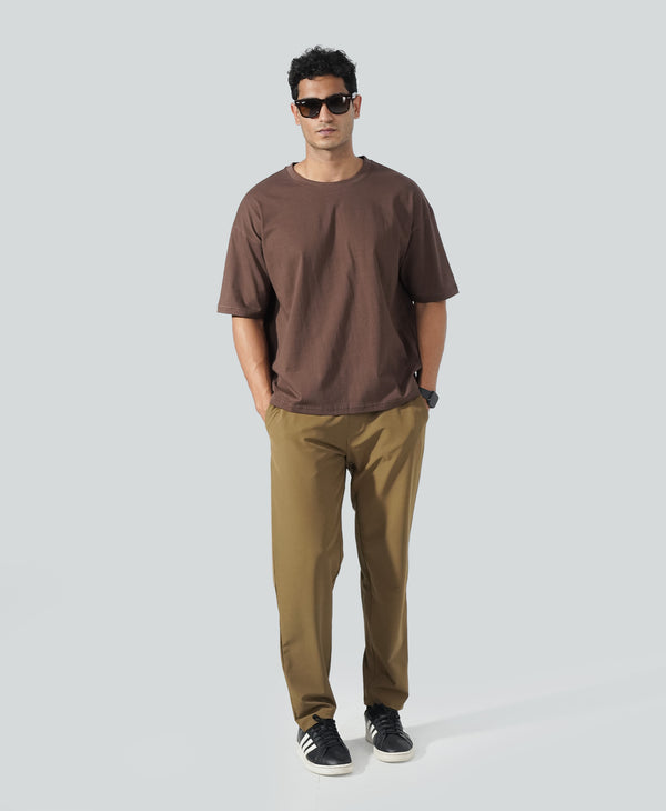 24.7 Oversized Tee - Espresso Brown