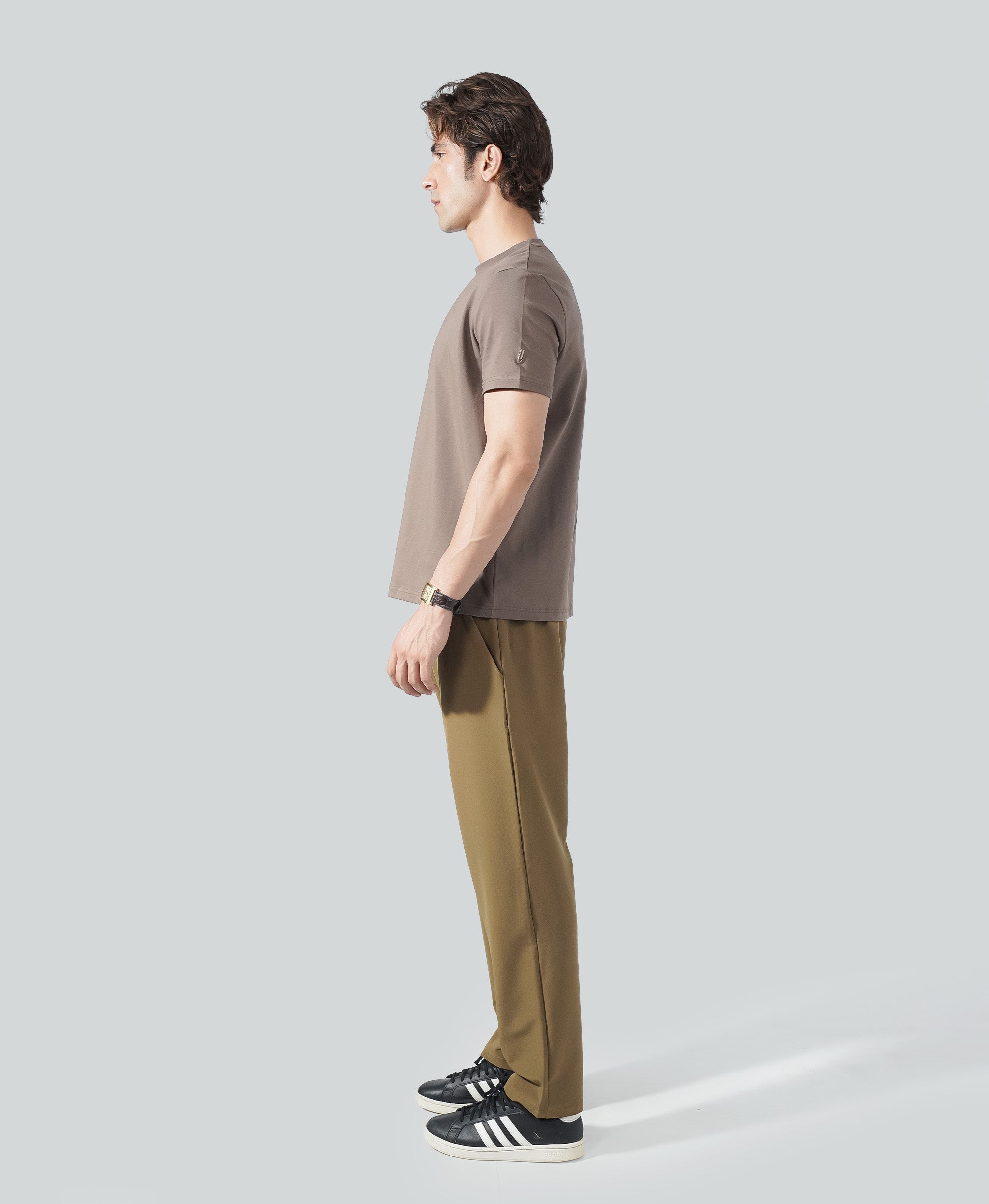 24.7 Tee - Mocha Brown