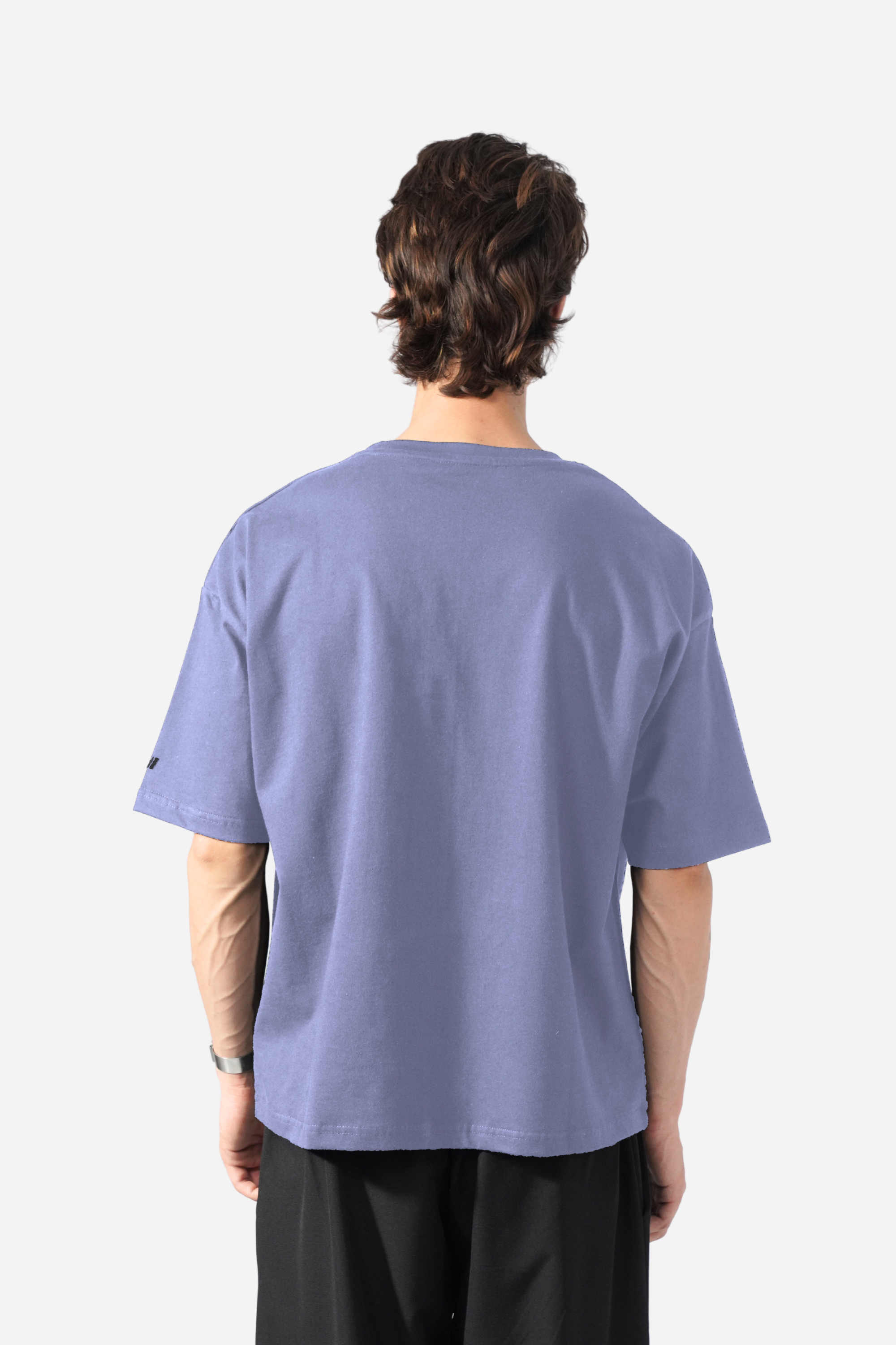 24.7 Oversized Tee - Slate Purple