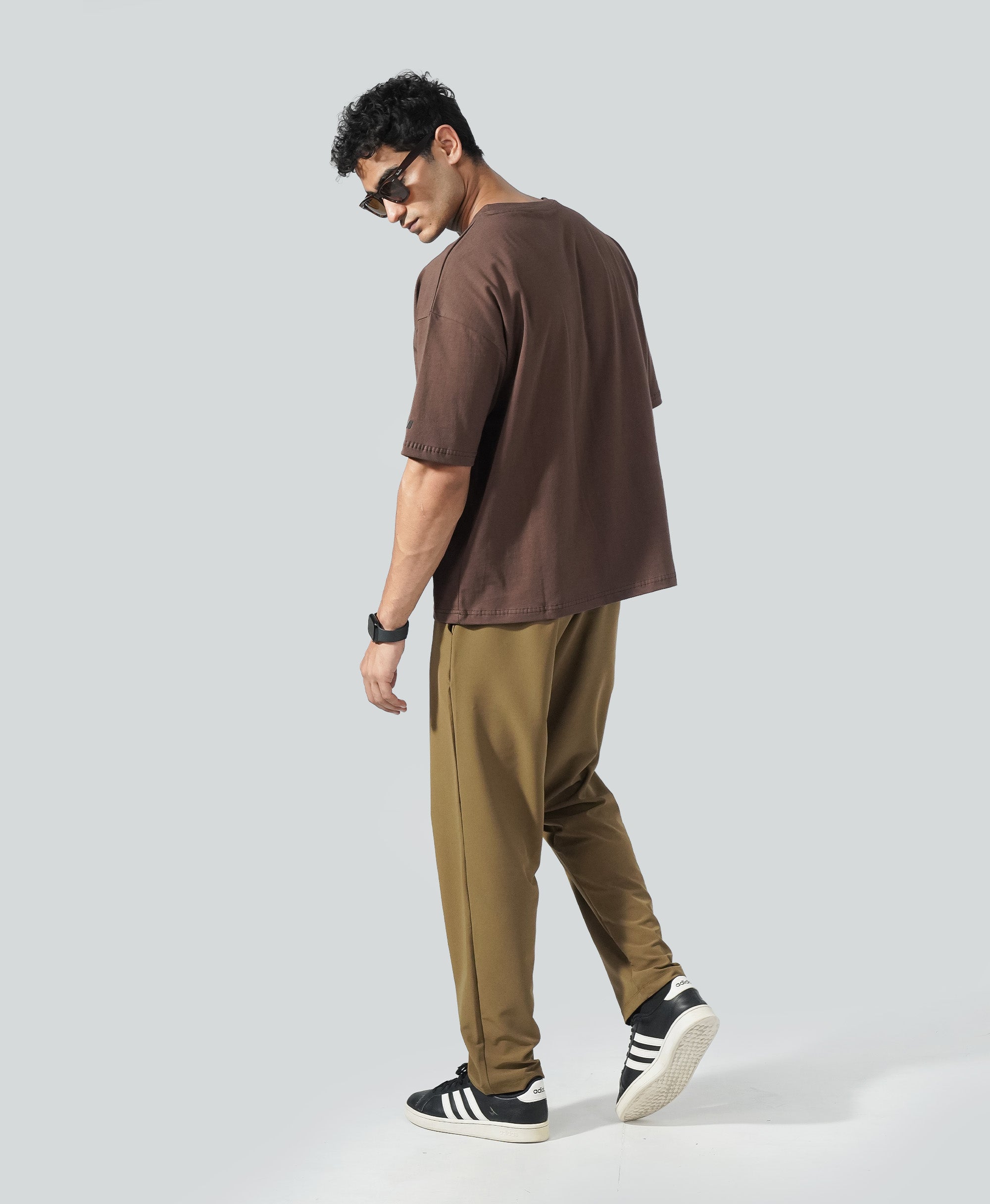 24.7 Oversized Tee - Espresso Brown