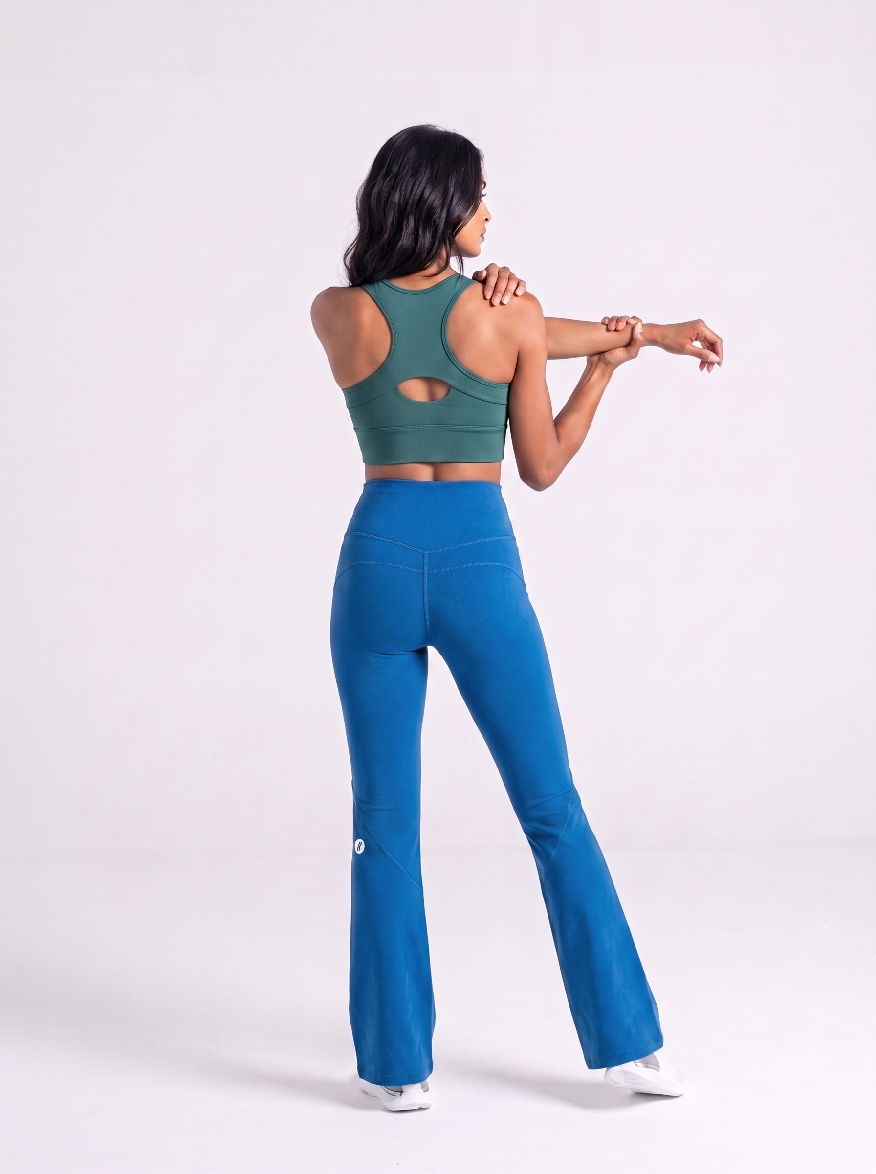 Zip-Up Sports Bra - Deep Forest