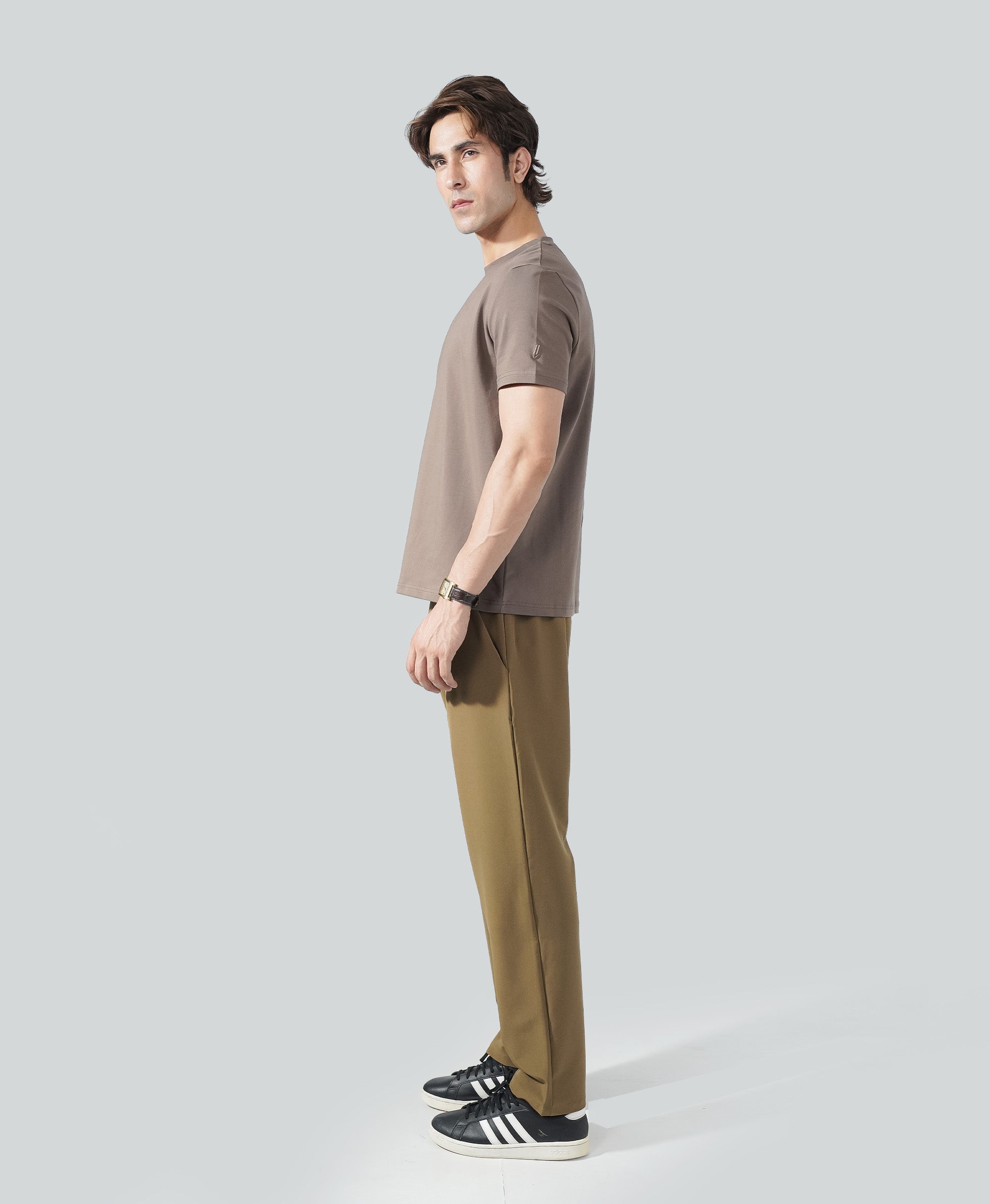 24.7 Tee - Mocha Brown