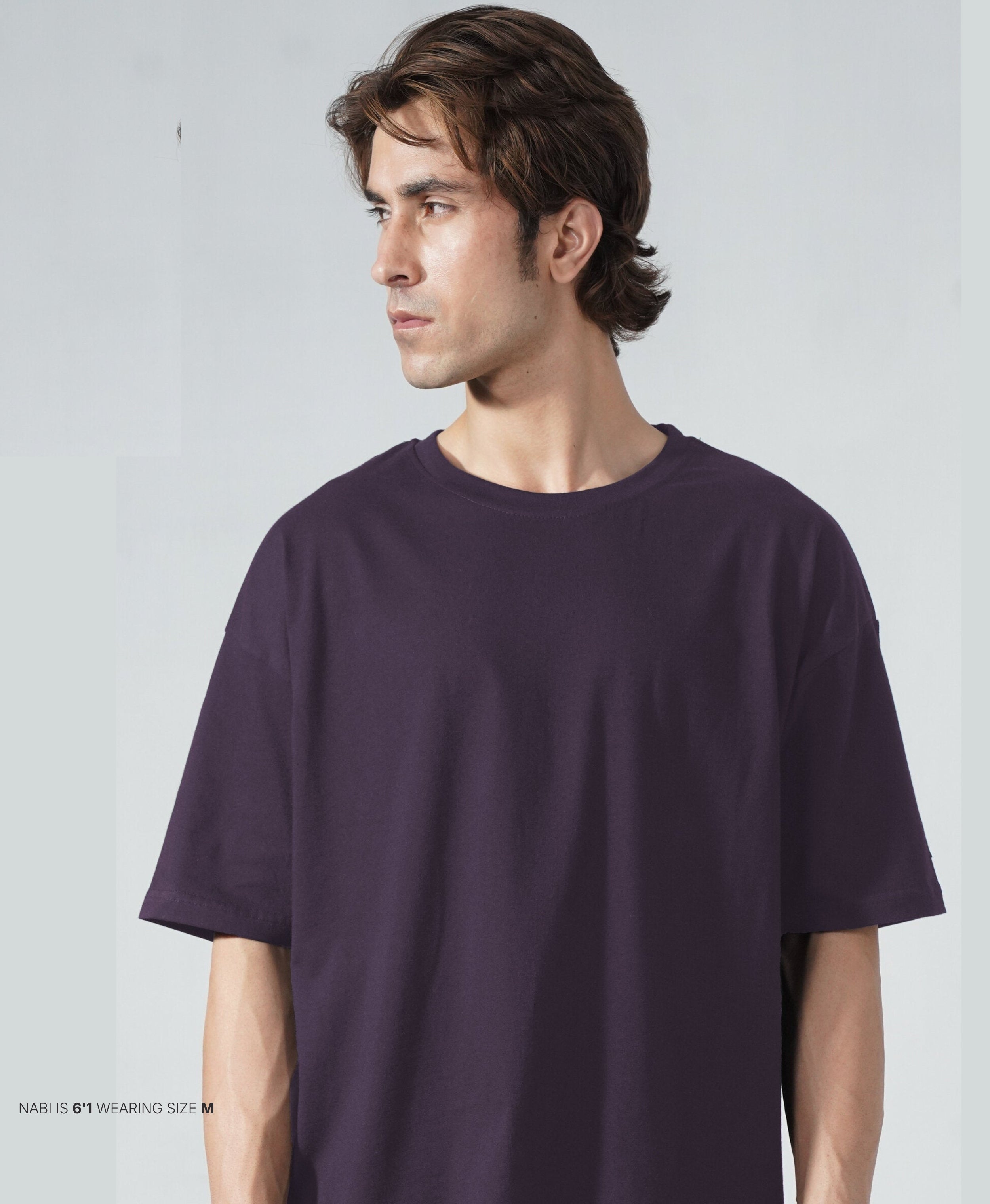 24.7 Oversized Tee - Midnight Purple