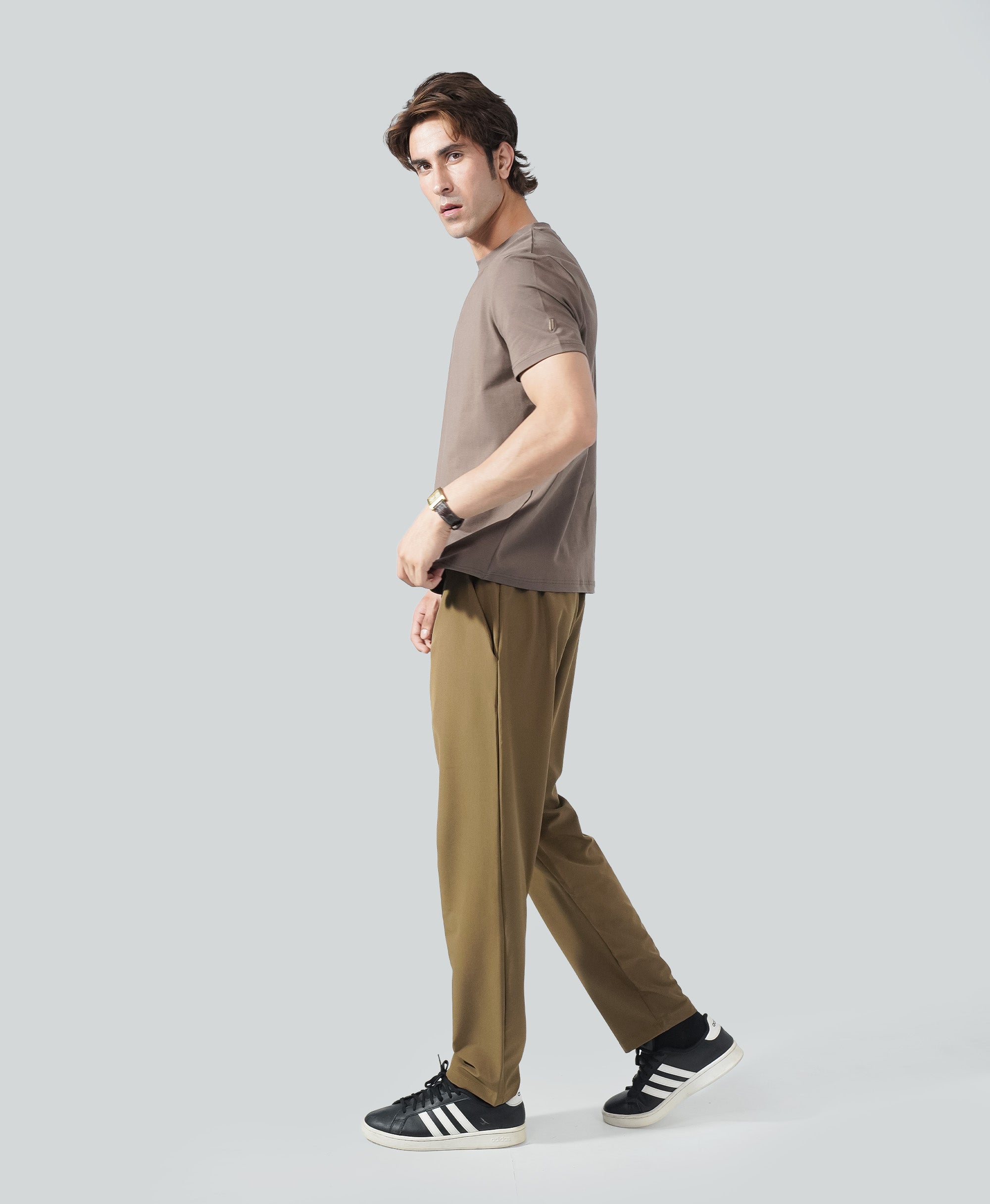 24.7 Tee - Mocha Brown