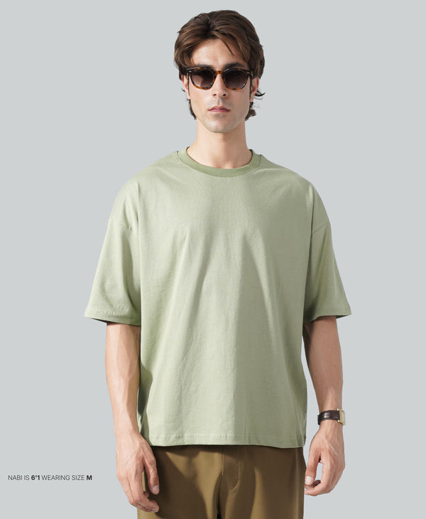 24.7 Oversized Tee - Sage Green