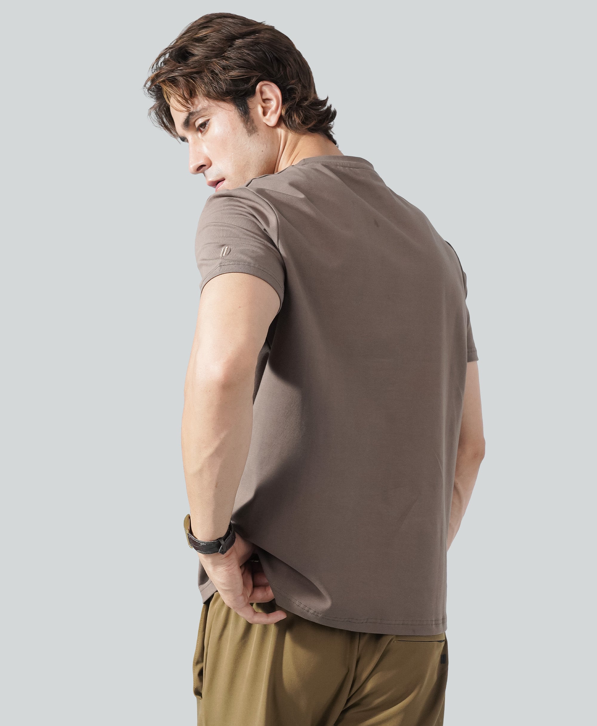 24.7 Tee - Mocha Brown