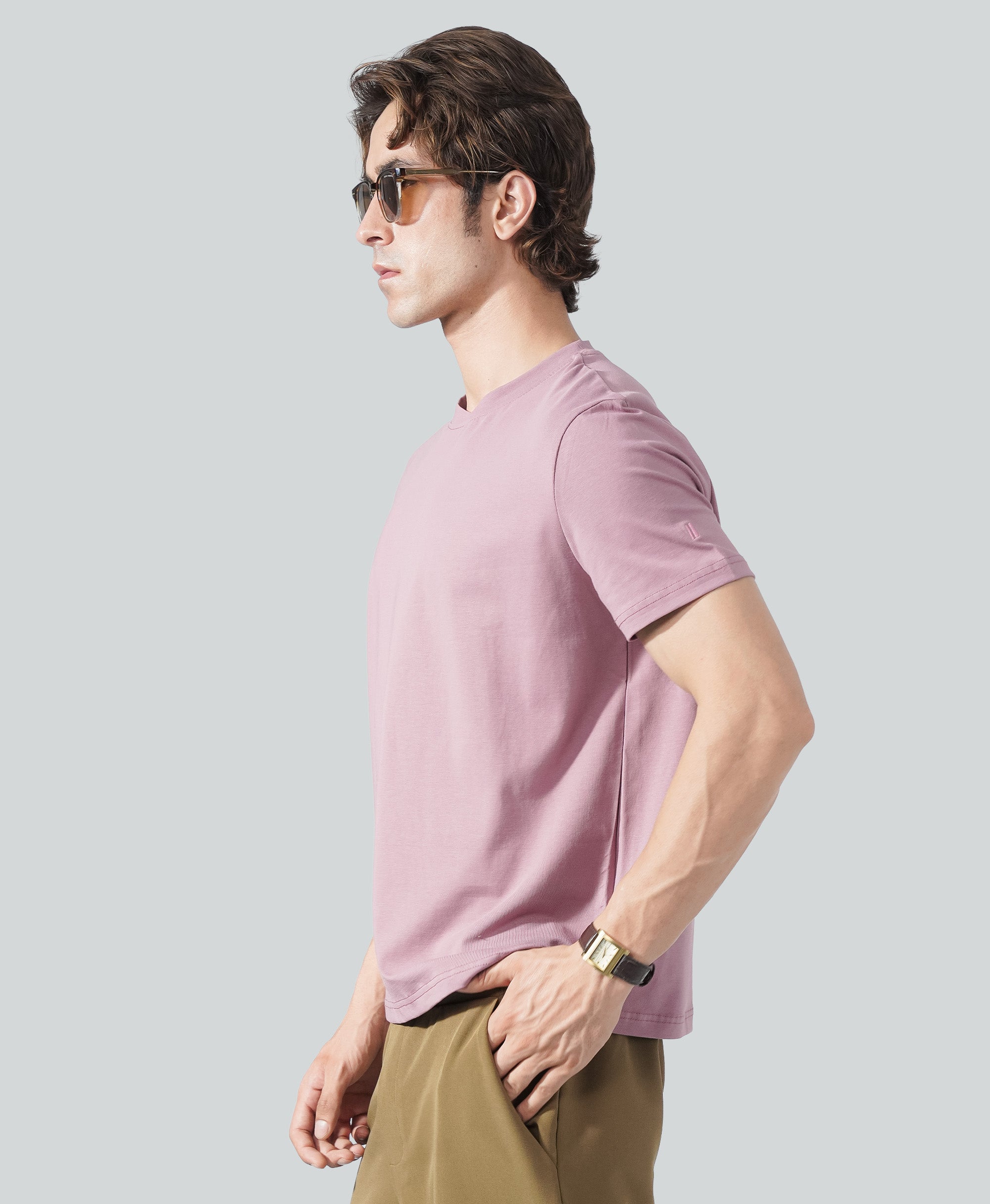 24.7 Tee - Ash Mauve