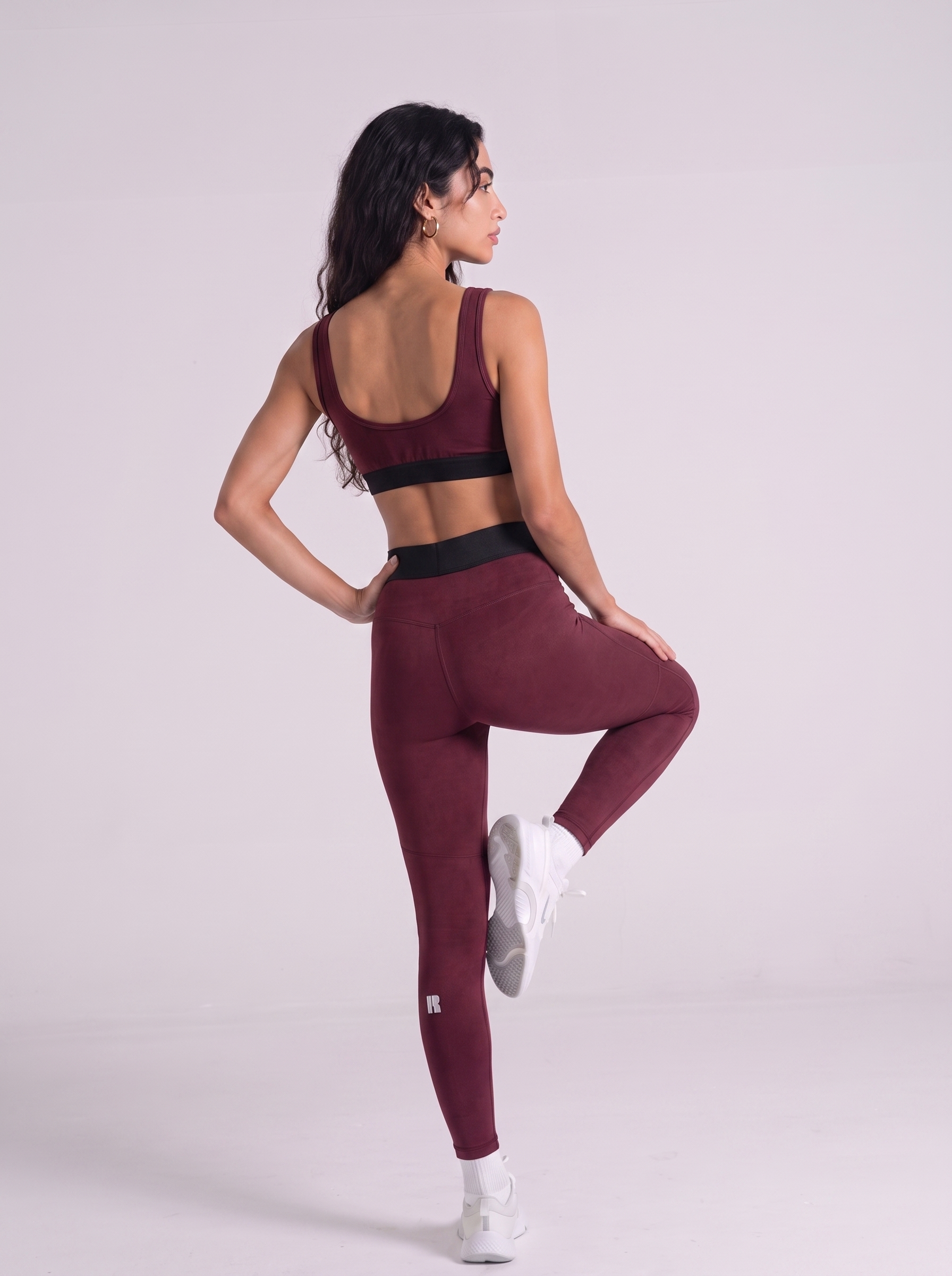 Outline Bra - Burgundy / Deep Burgundy