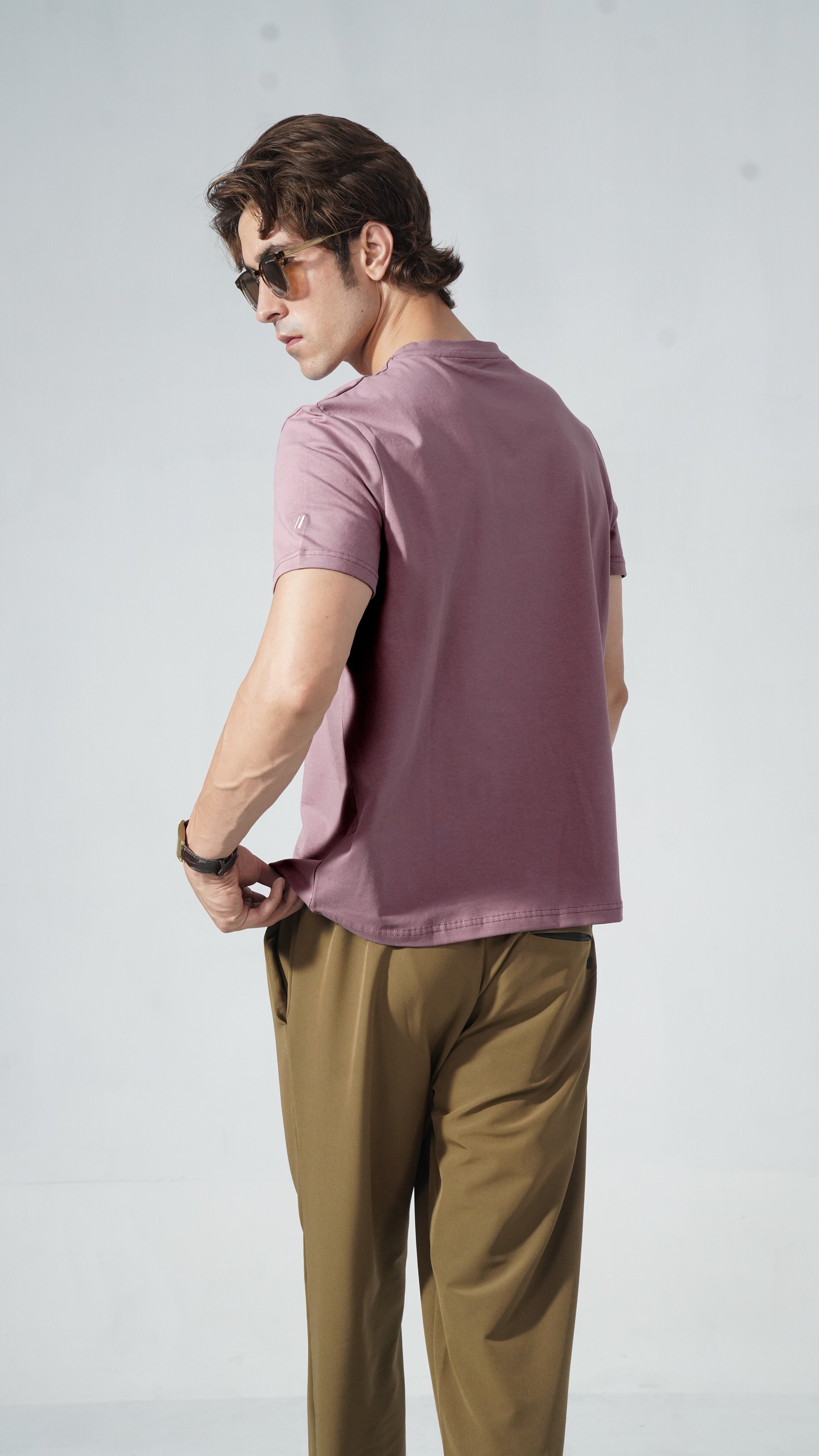24.7 Tee - Ash Mauve