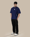RAWAN Oversized Tee - Midnight Blue
