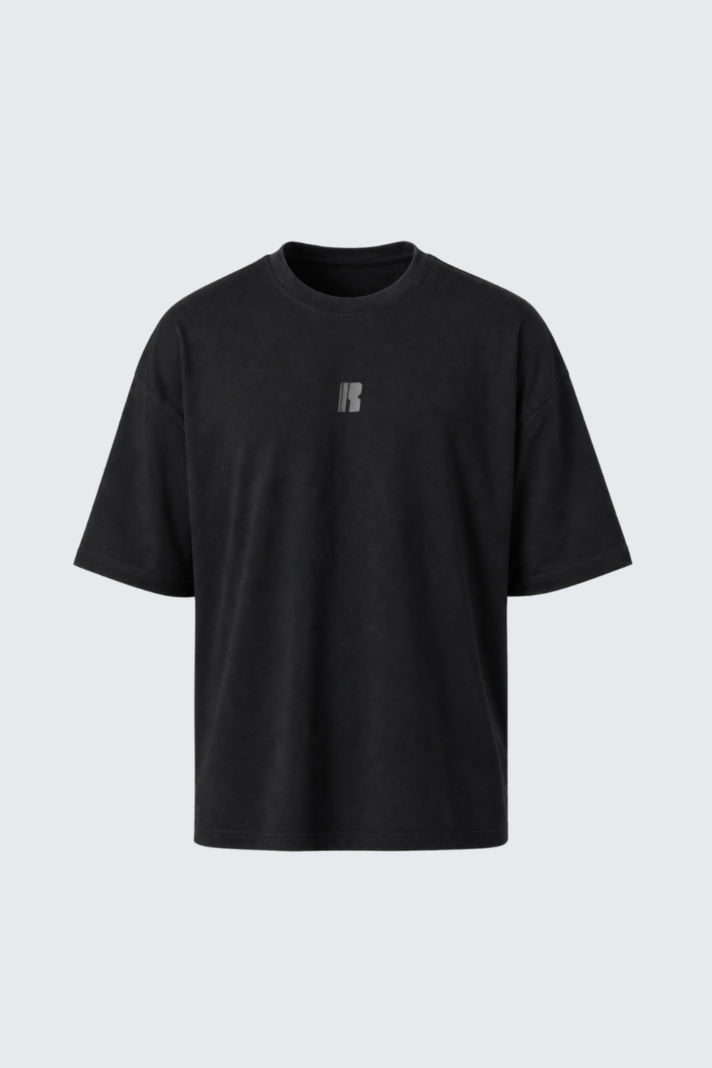 Never Still Oversized Tee - Black / Asphalt