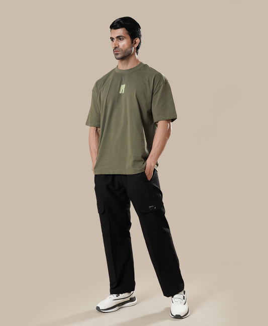 RAWAN Oversized Tee - Olive Green