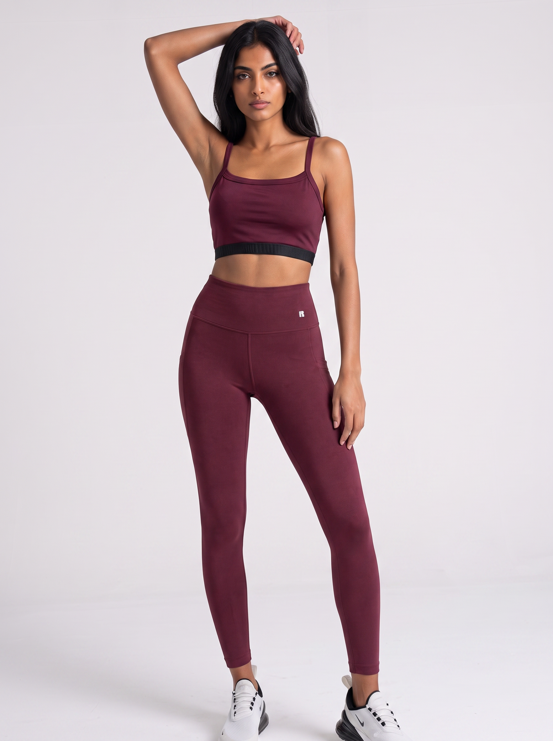 Cloud Bra - Anthracite / Burgundy