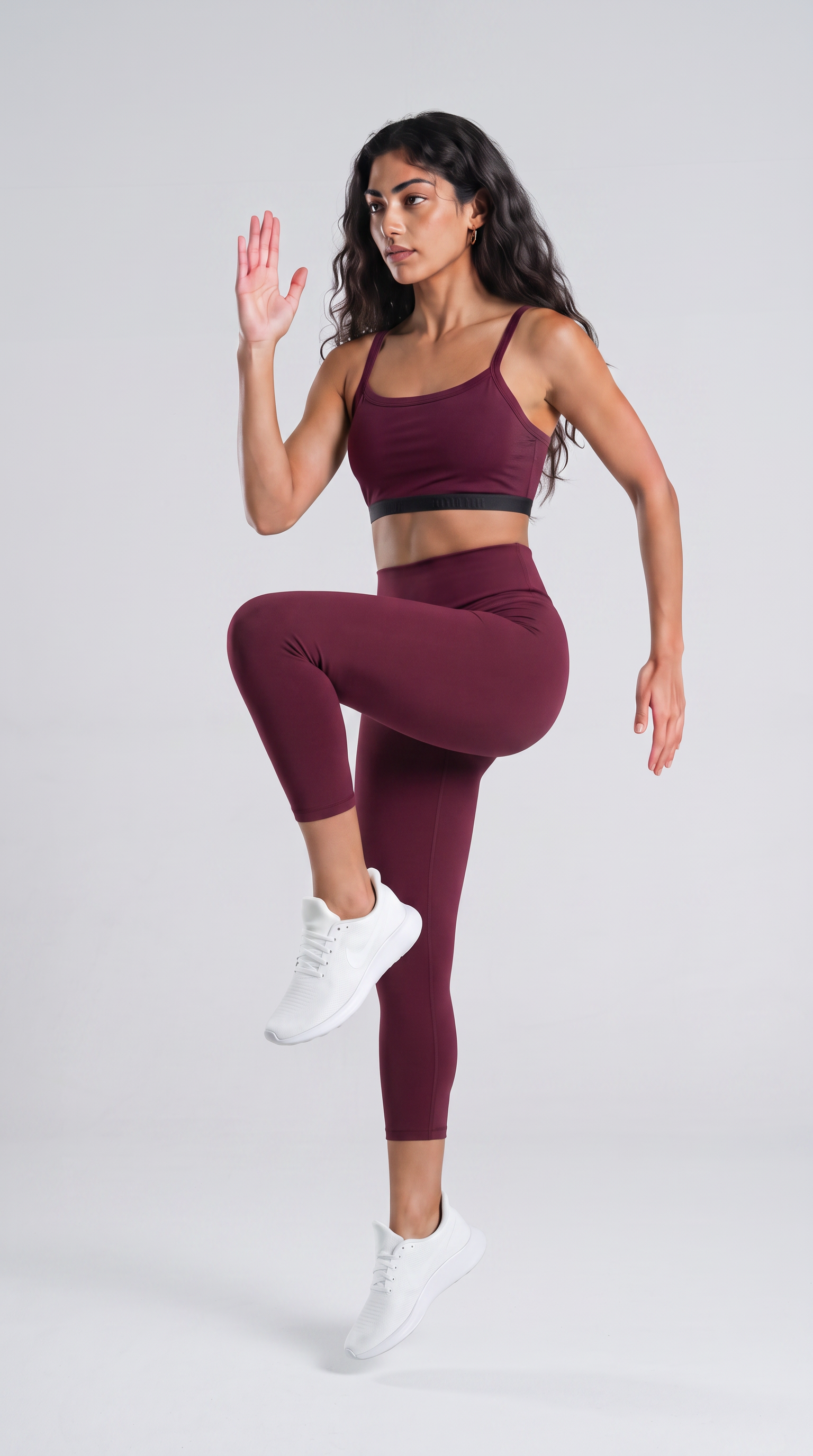 Cloud Bra - Anthracite / Burgundy