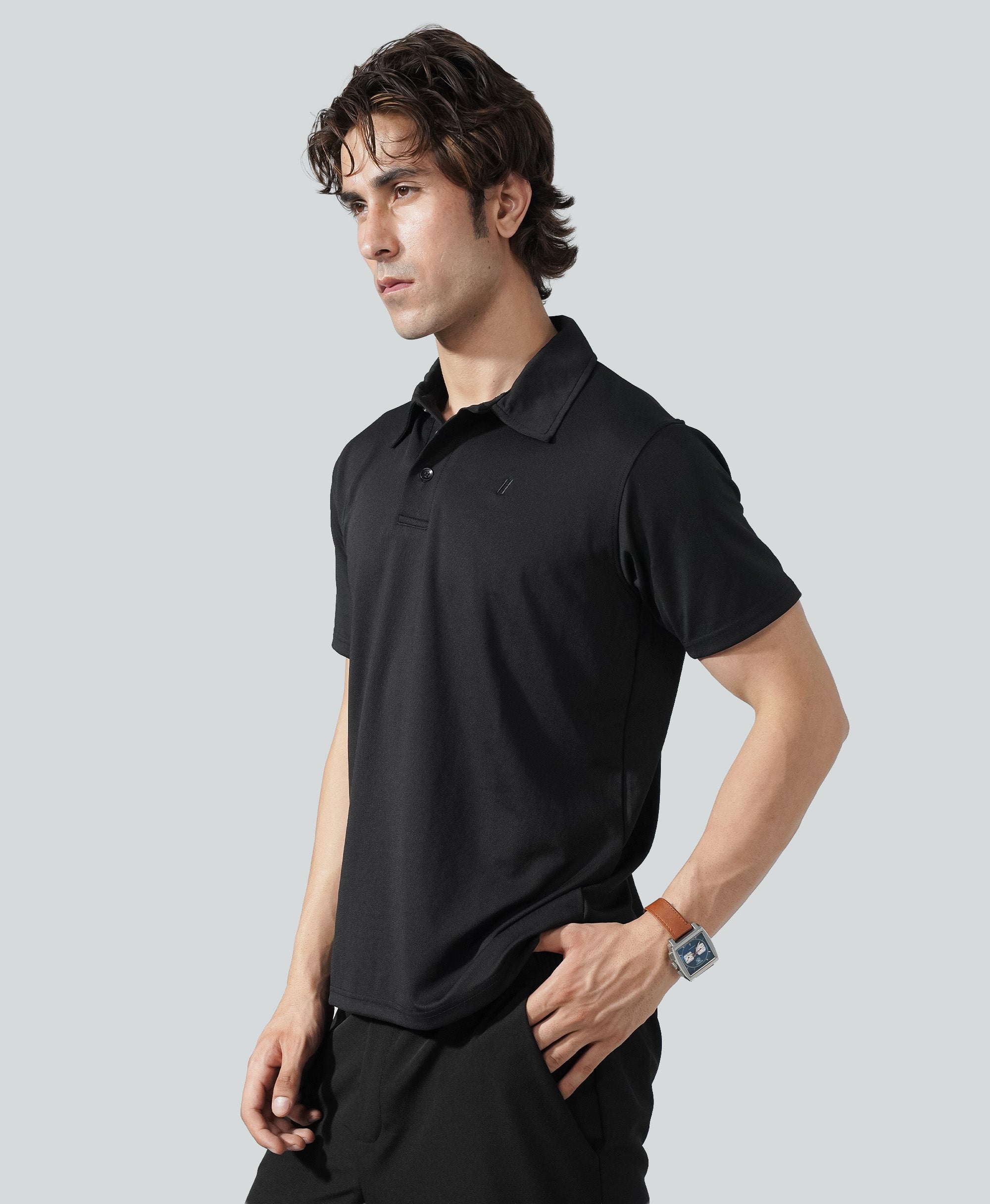 Court Polo - Onyx Black