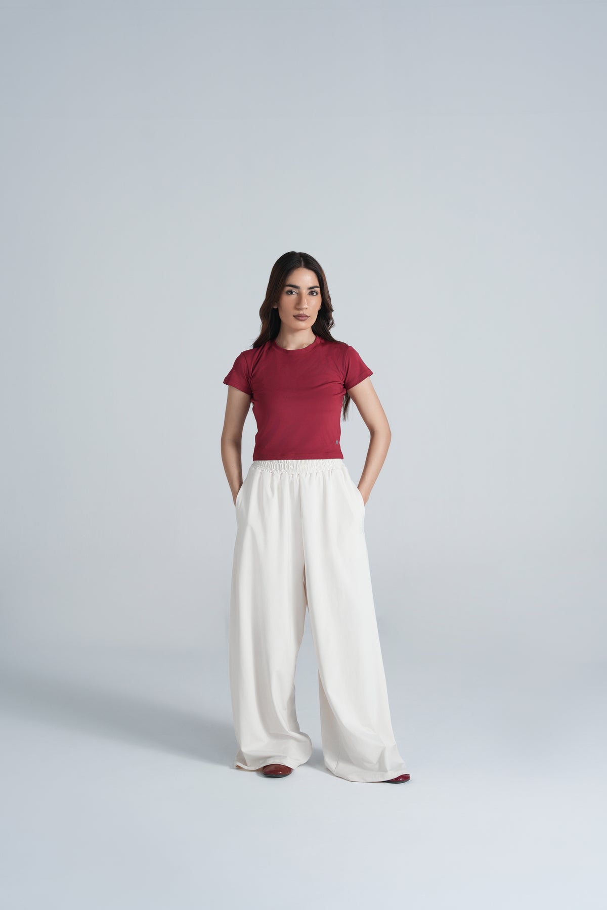 Studio Wide-Leg Pant - Bone