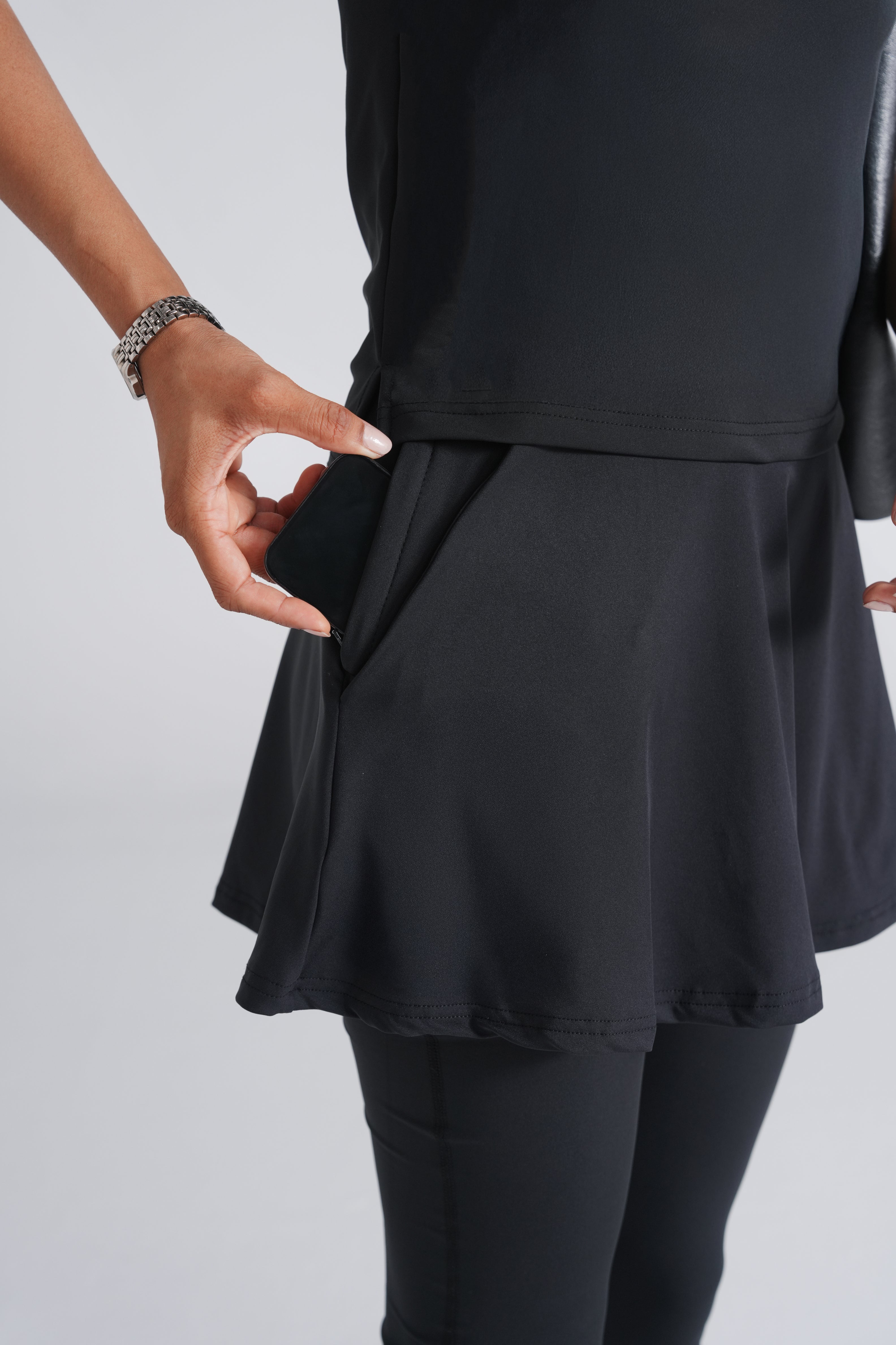 Club Skirt - Jet Black