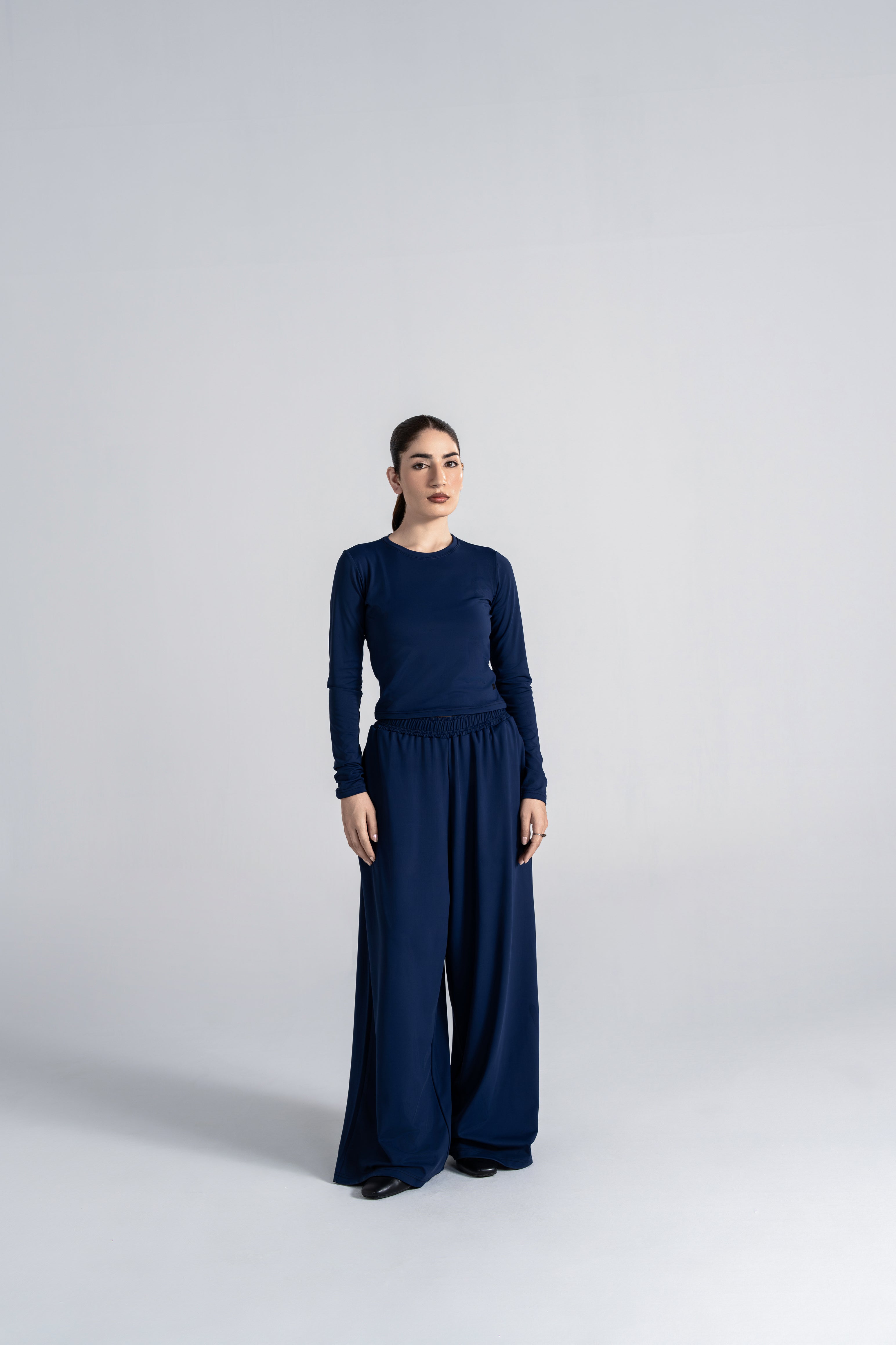 Bodyline Long Sleeve Tee - Midnight Navy