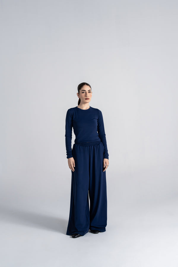 Bodyline Long Sleeve Tee - Midnight Navy